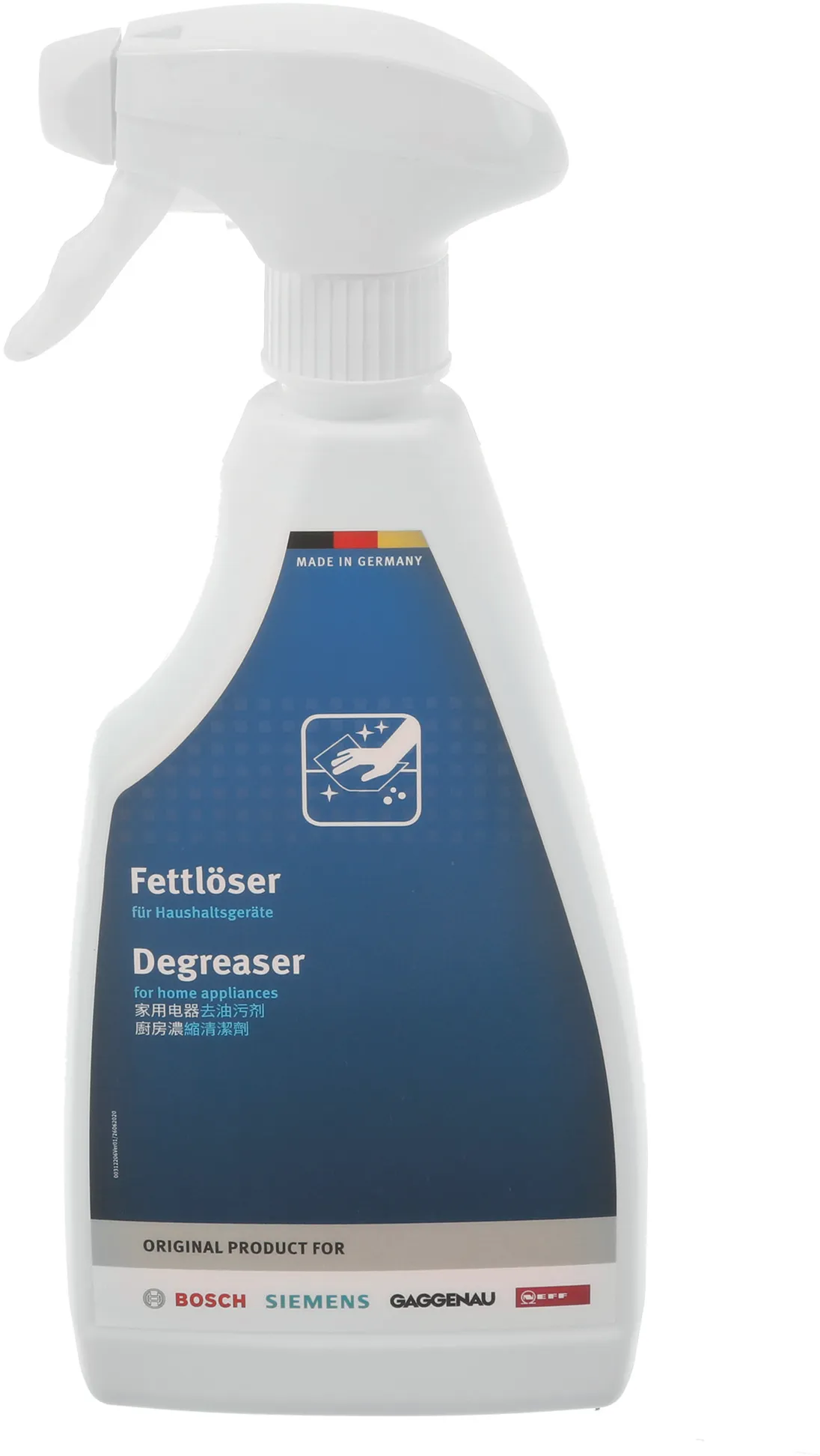 Degreaser for home appliances 