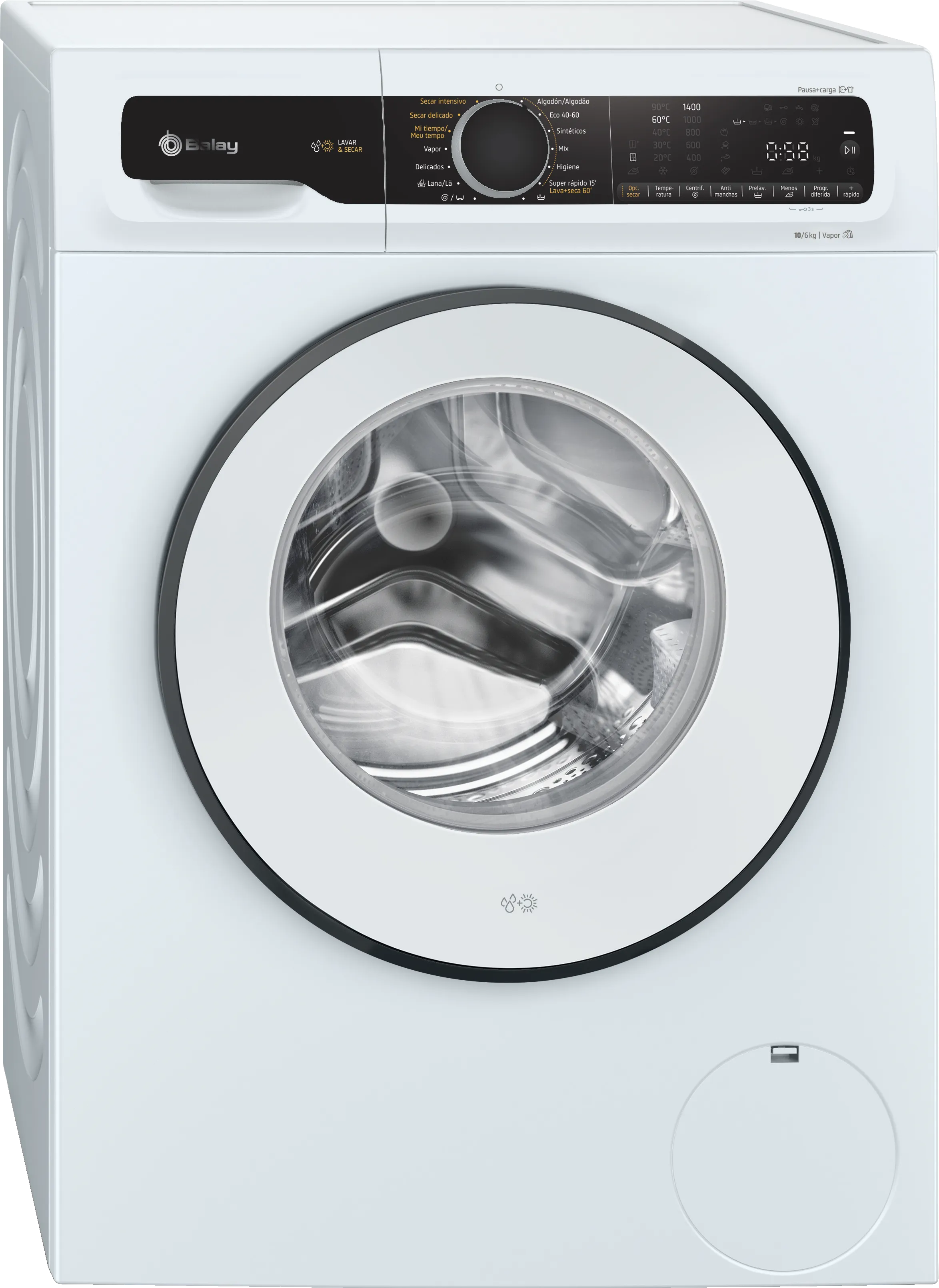 Máquina de Lavar e Secar Roupa 10/6 kg , Branco 