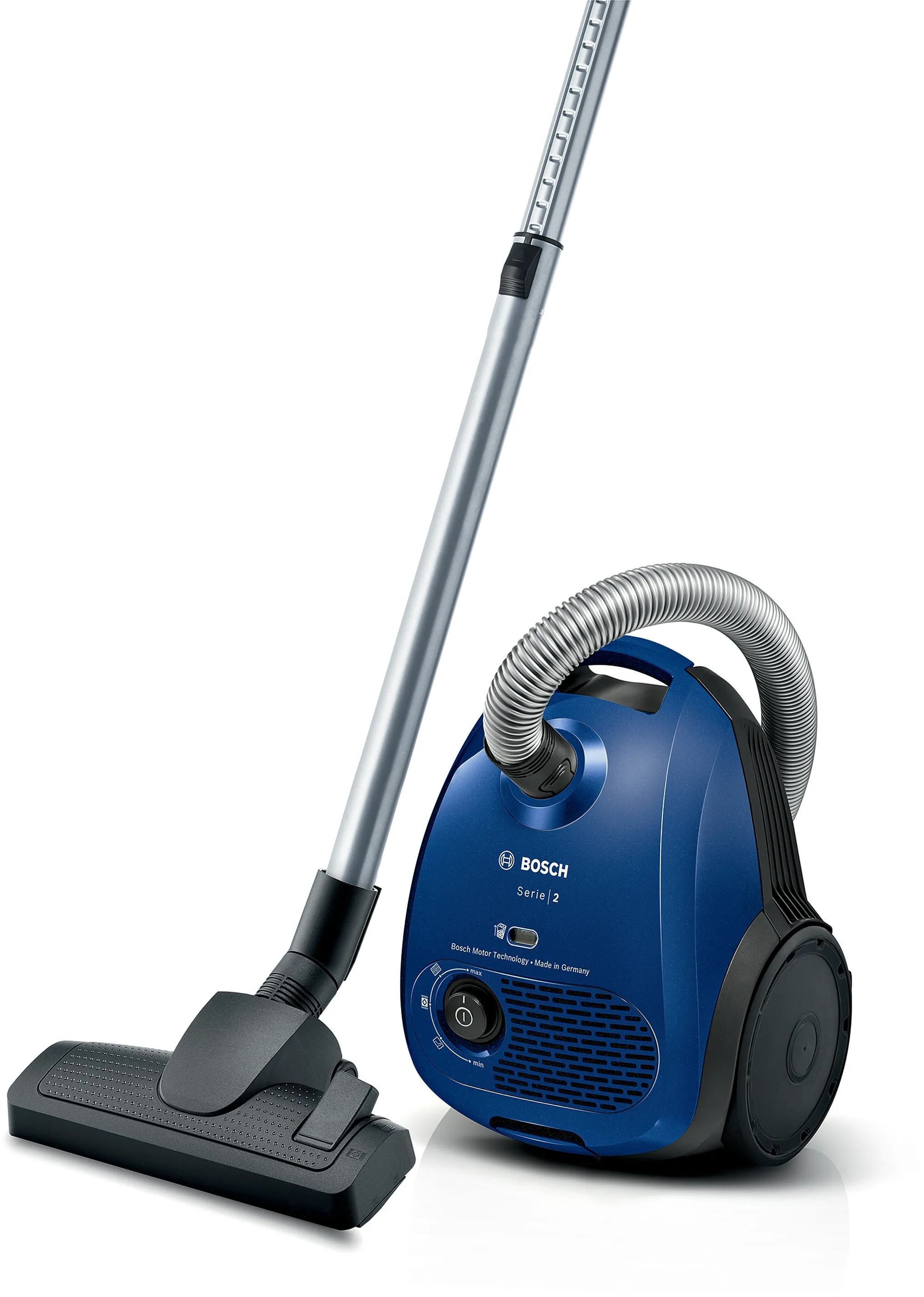 Serie 2 Staubsauger mit Beutel Blau