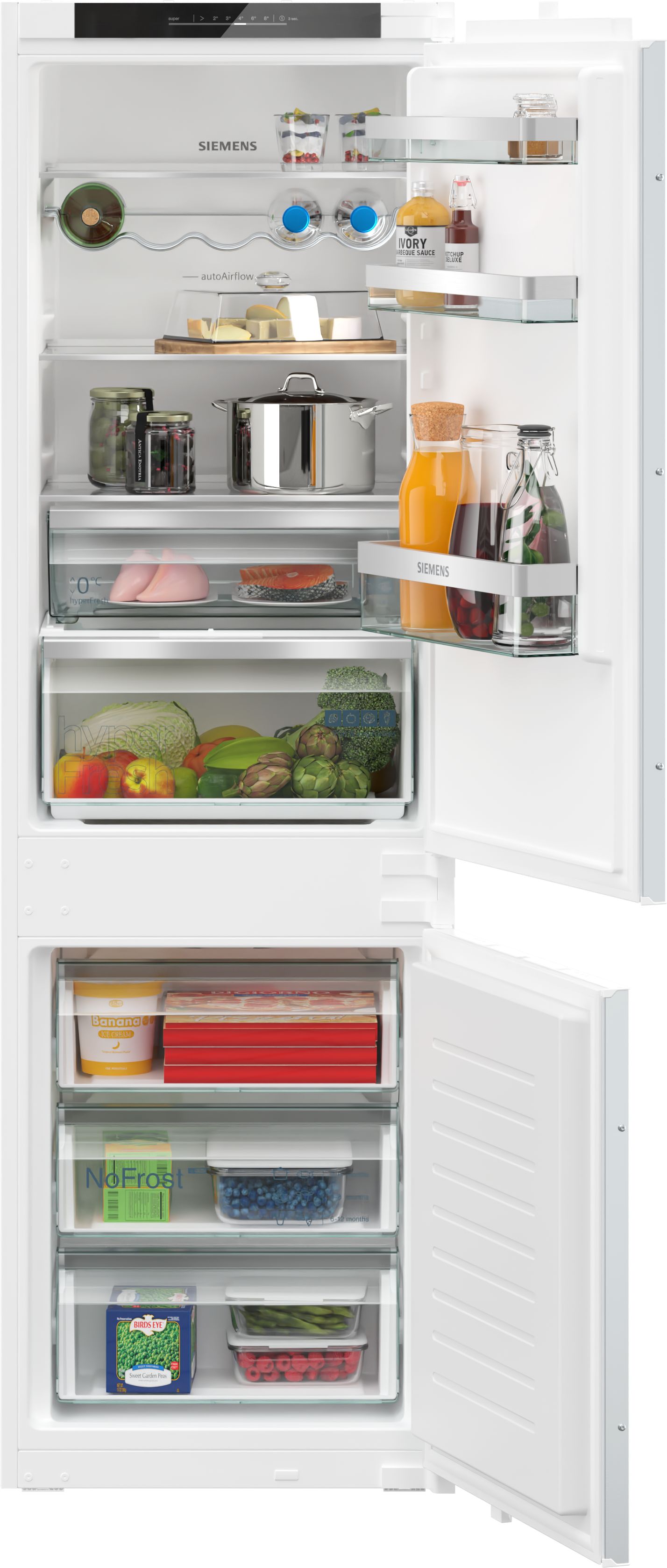 Siemens KI86NVSE0 vestavná chladnička s mrazákem dole