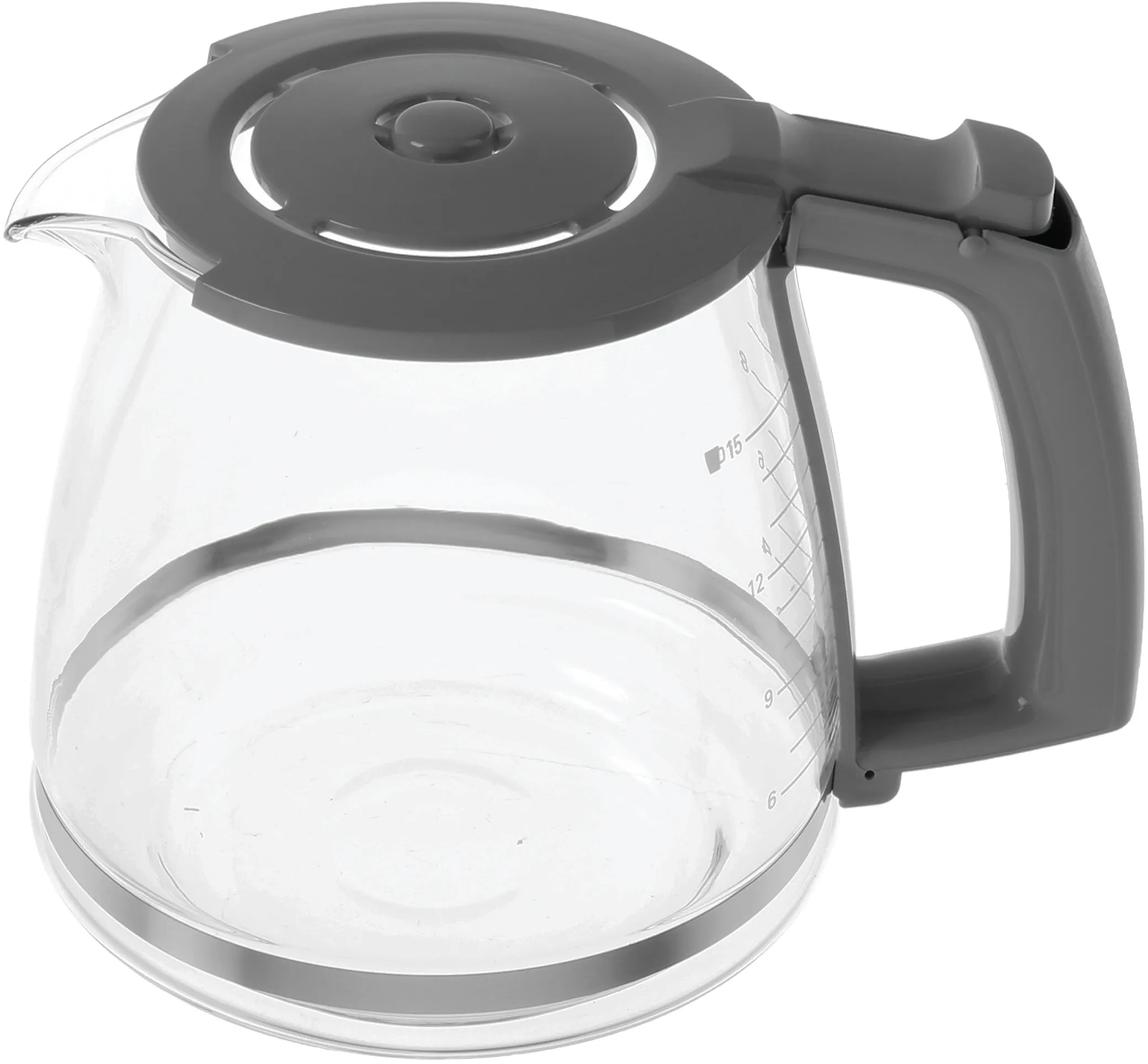 Glass jug in grey (TKA3A) 