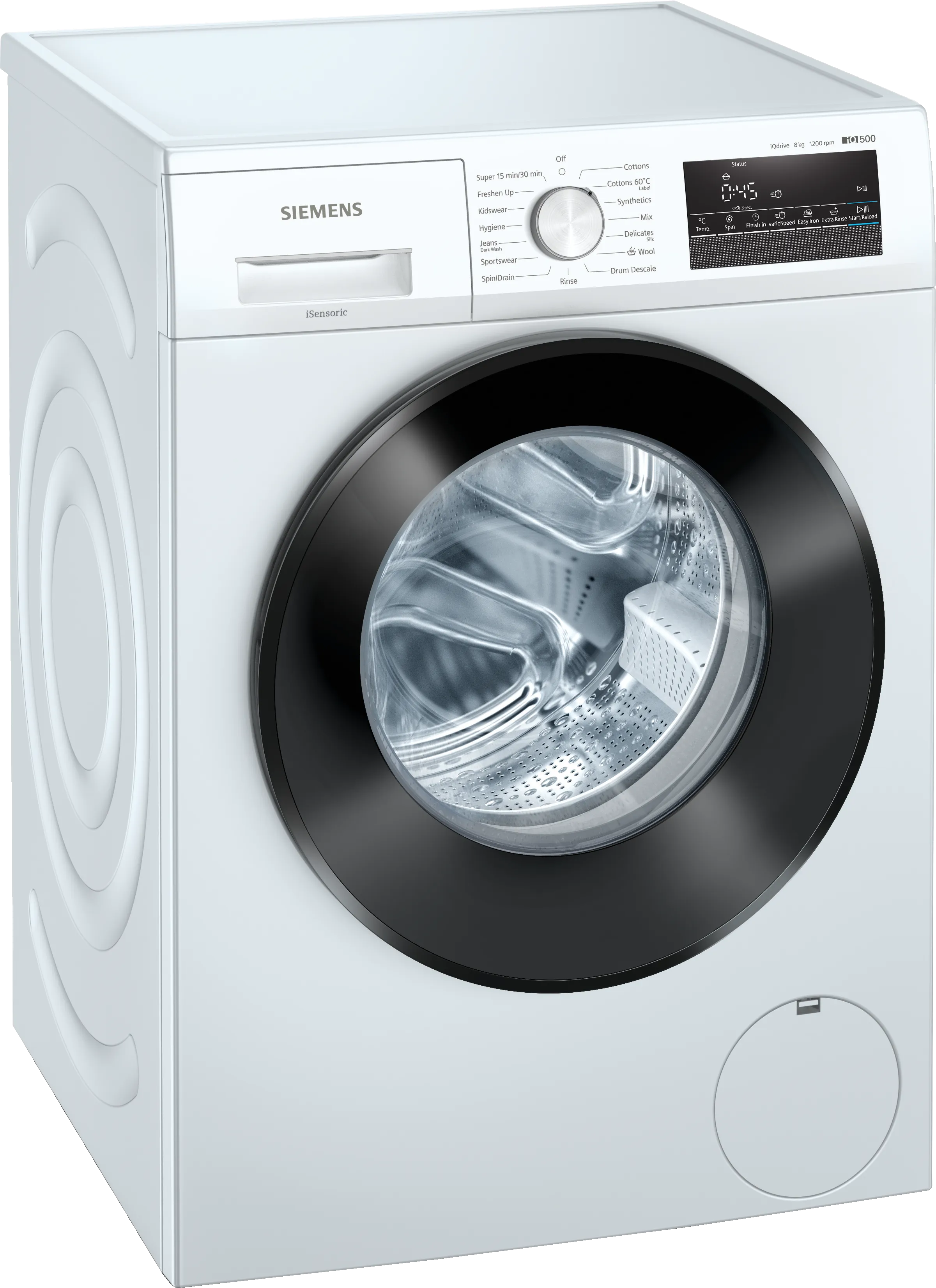 iQ500 washing machine, front loader 8 kg 1200 rpm