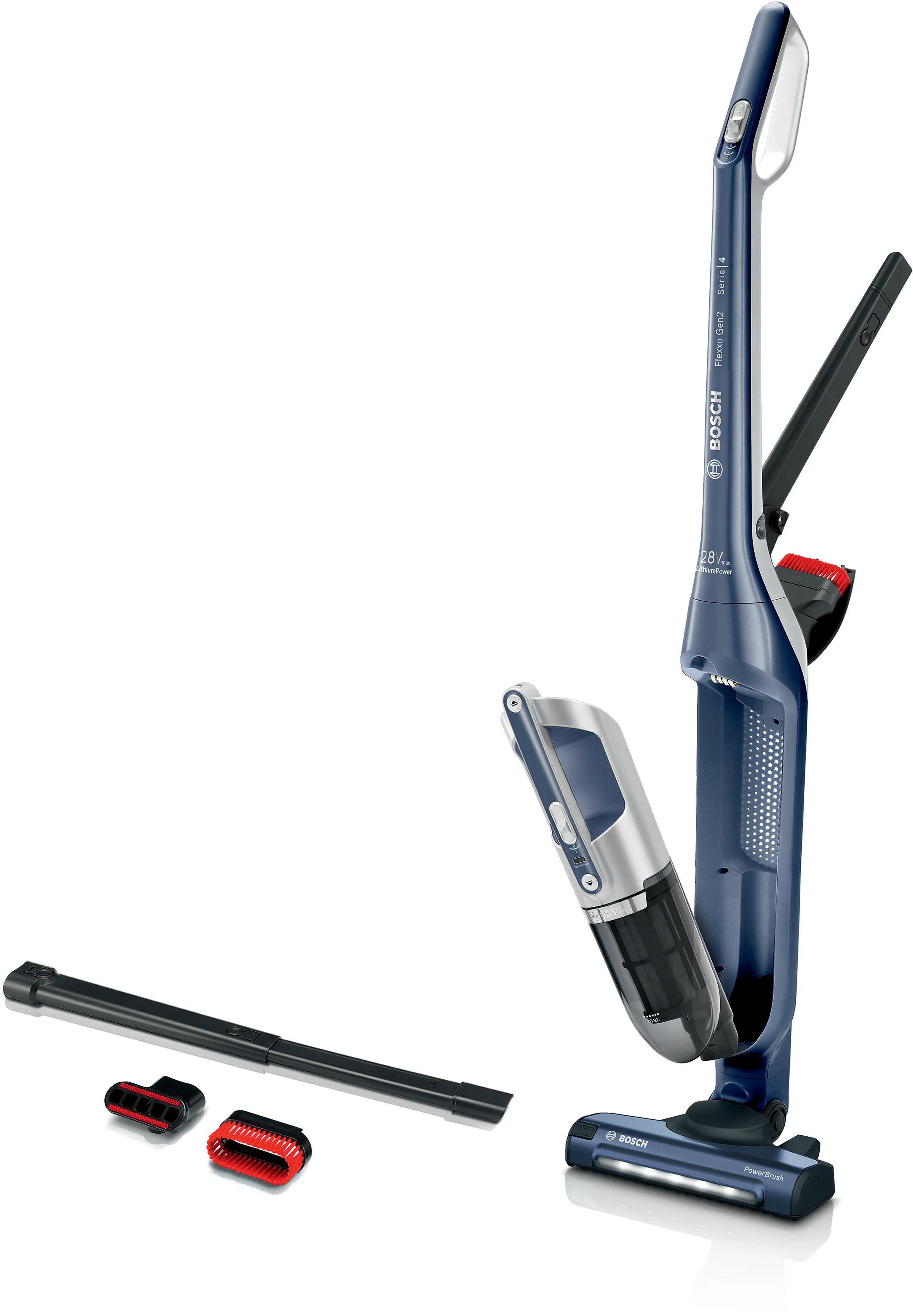 Series 4 Rechargeable vacuum cleaner Flexxo Gen2 28Vmax Blue 