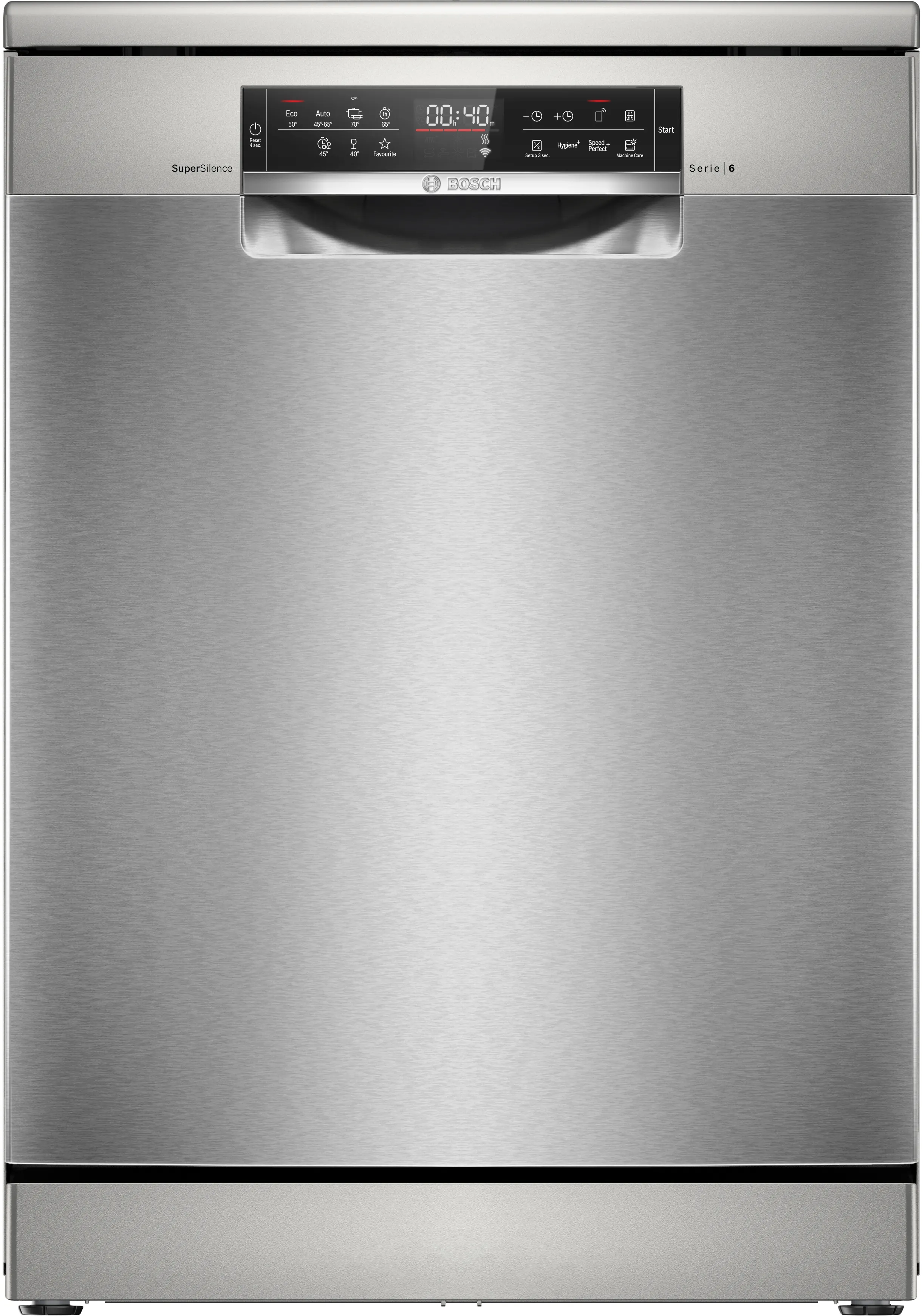 Series 6 free-standing dishwasher 60 cm silver inox 