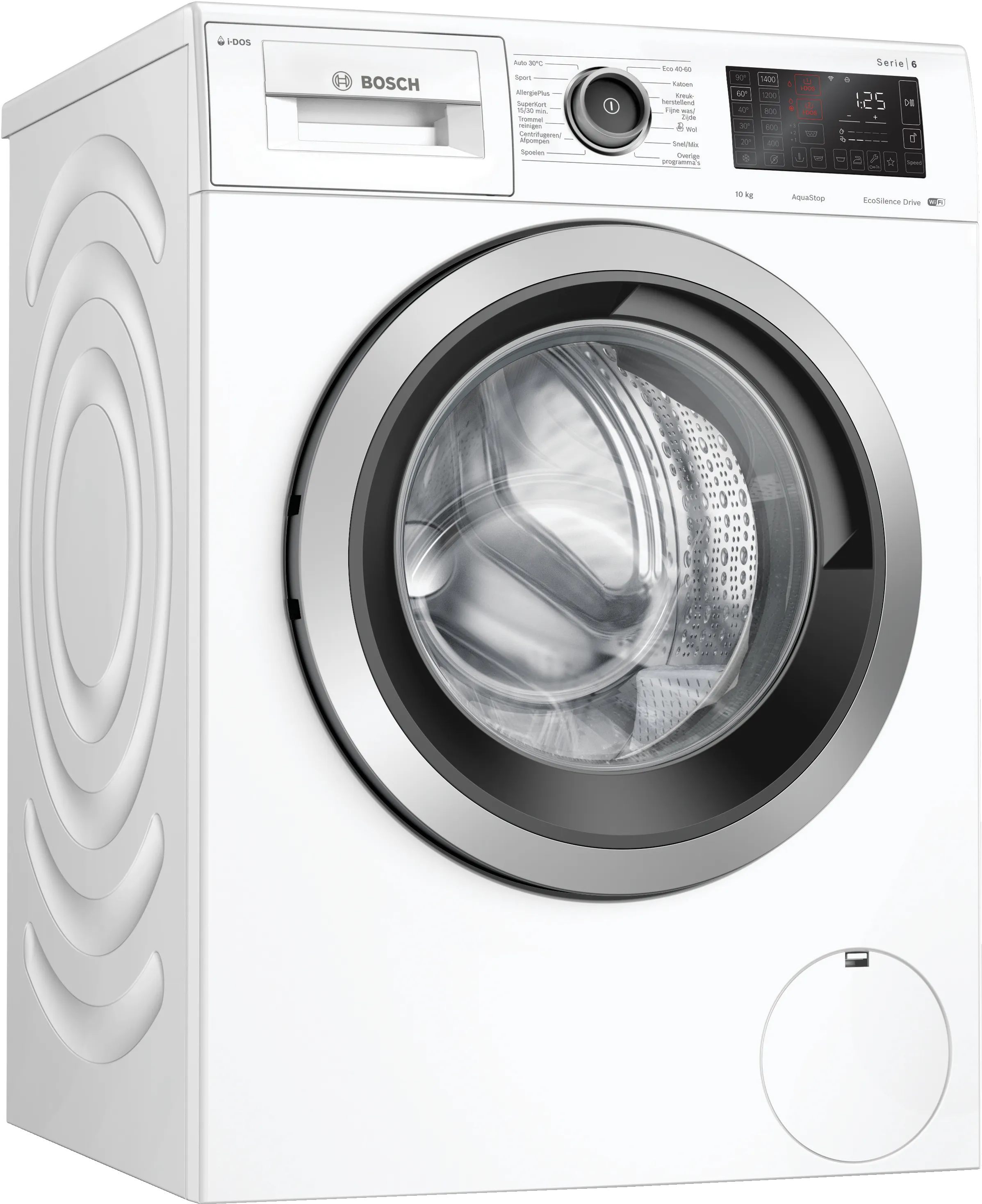 Serie 6 Wasmachine, voorlader 10 kg 1400 rpm, White