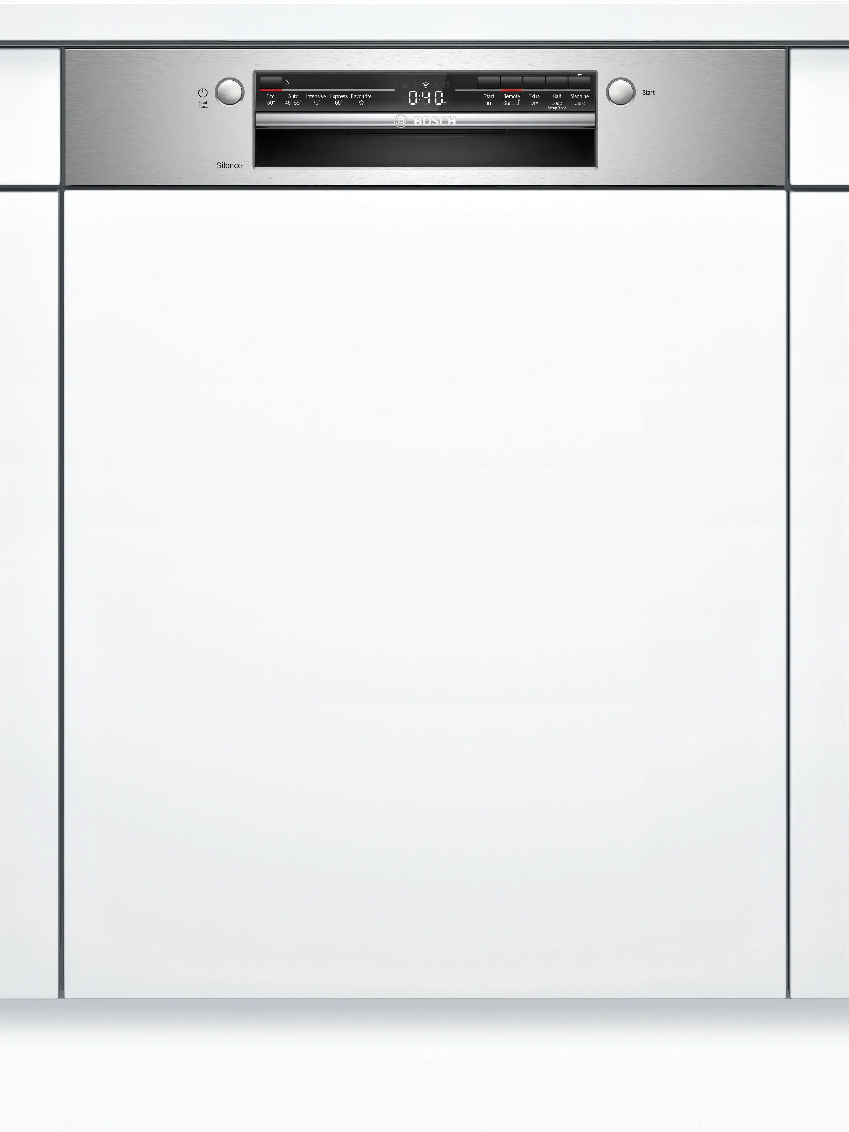Series 2 semi-integrated dishwasher 60 cm Stainless steel 