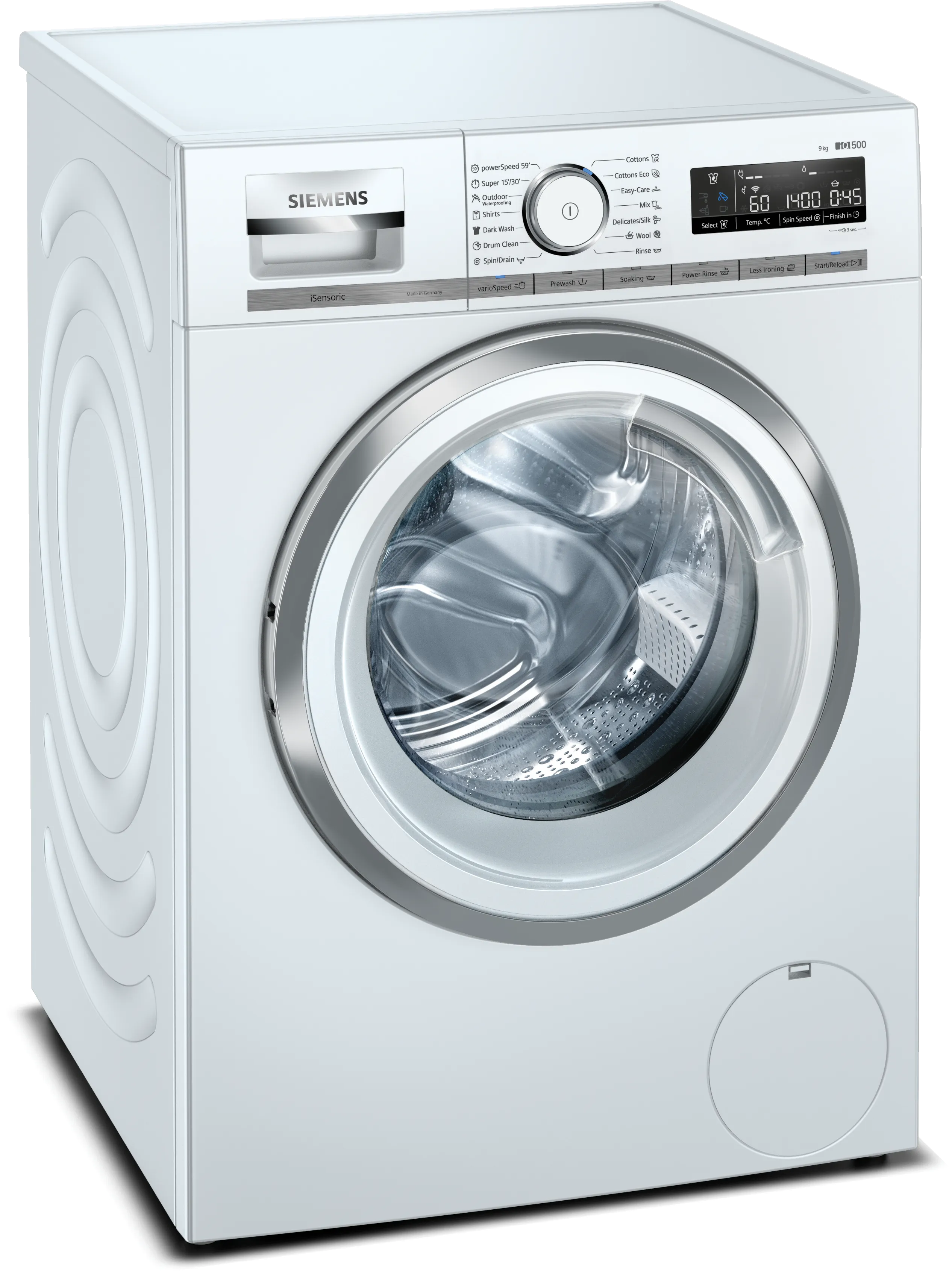 iQ500 washing machine, front loader 9 kg 1400 rpm 