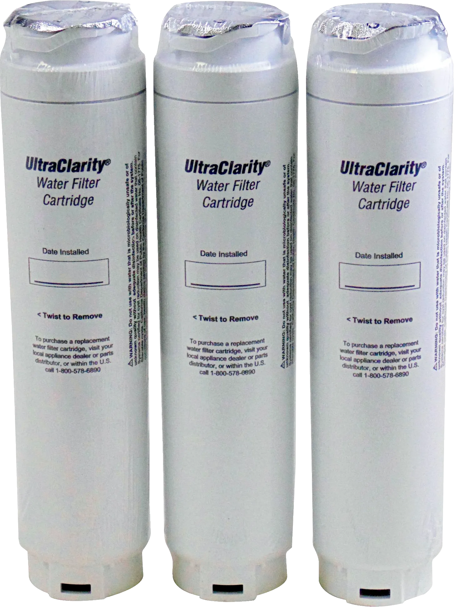 UltraClarity Water Filter (3 Pack of BORPLFTR10, BORPLFTR20, BORPLFTR30, RA450010, REPLFLTR10, REPLFLTR30) 