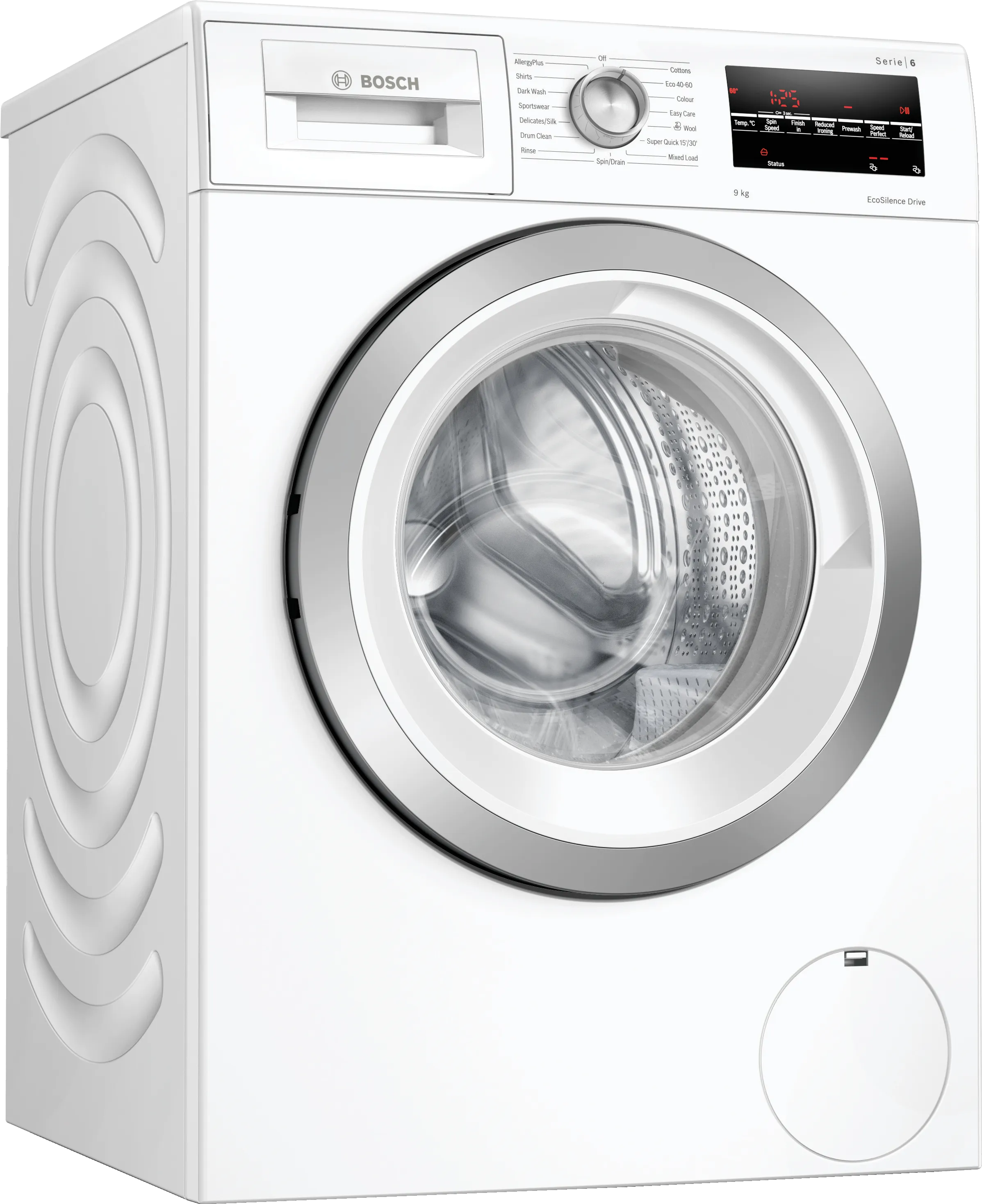 Series 6 Washing machine, front loader 9 kg 1200 rpm