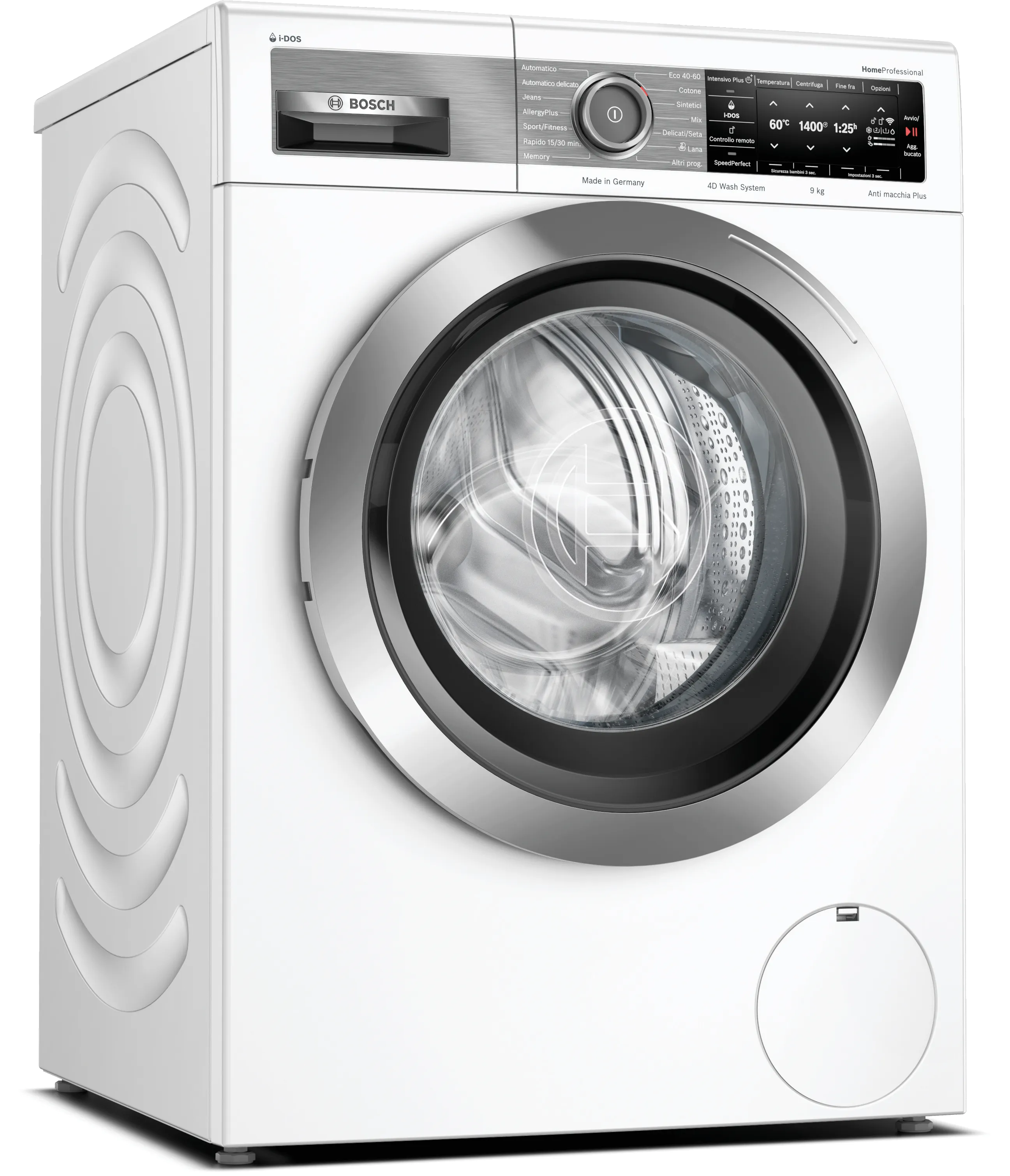 HomeProfessional Lavatrice a carica frontale 9 kg 1400 rpm, White