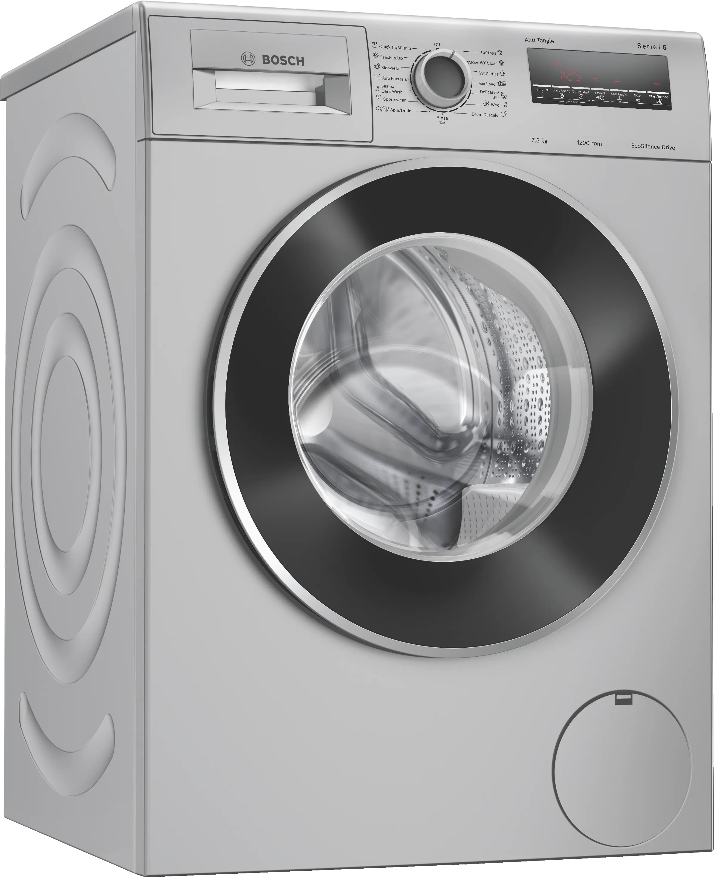 Series 6 washing machine, front loader 7.5 kg 1200 rpm