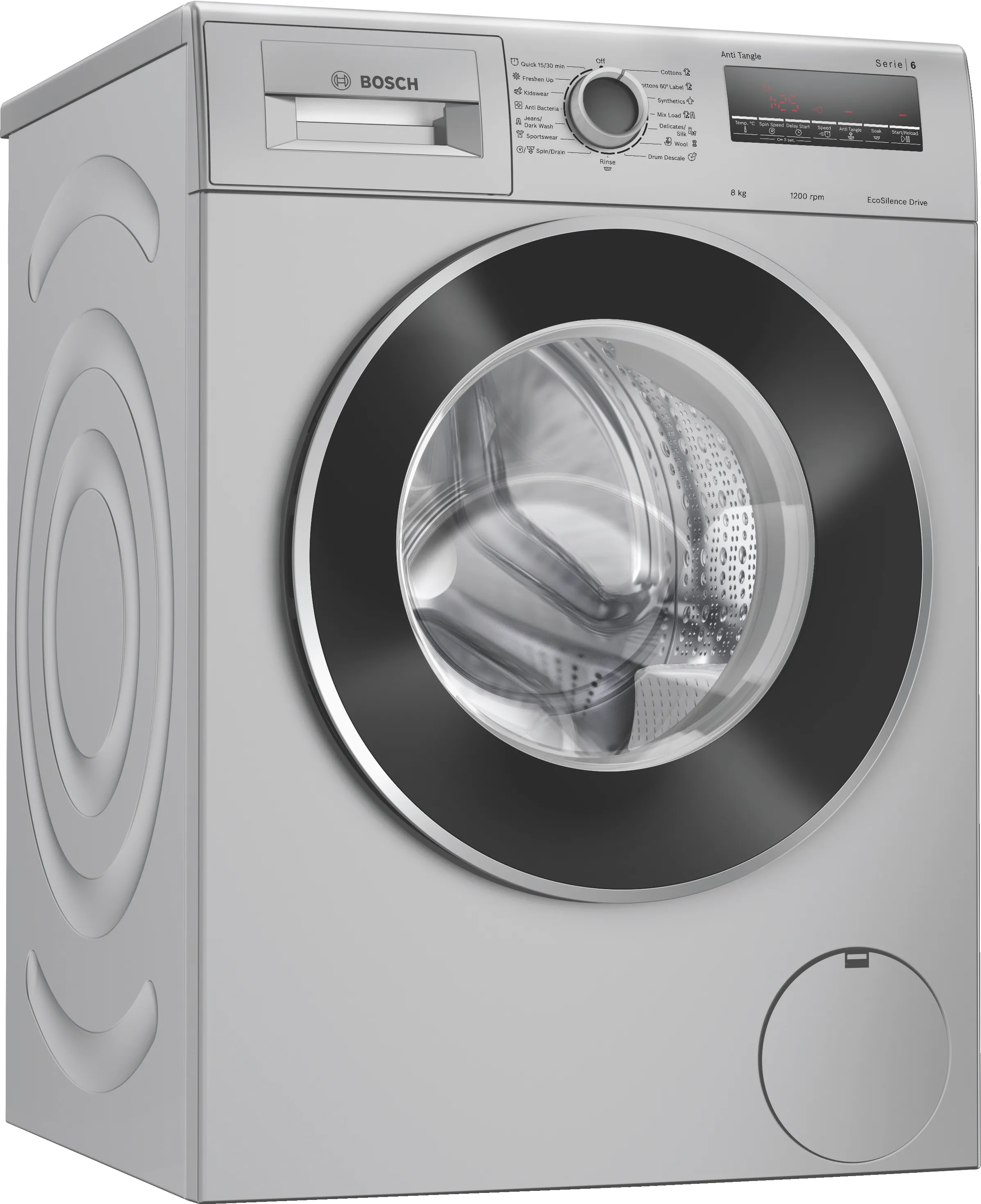 Series 6 washing machine, front loader 8 kg 1200 rpm