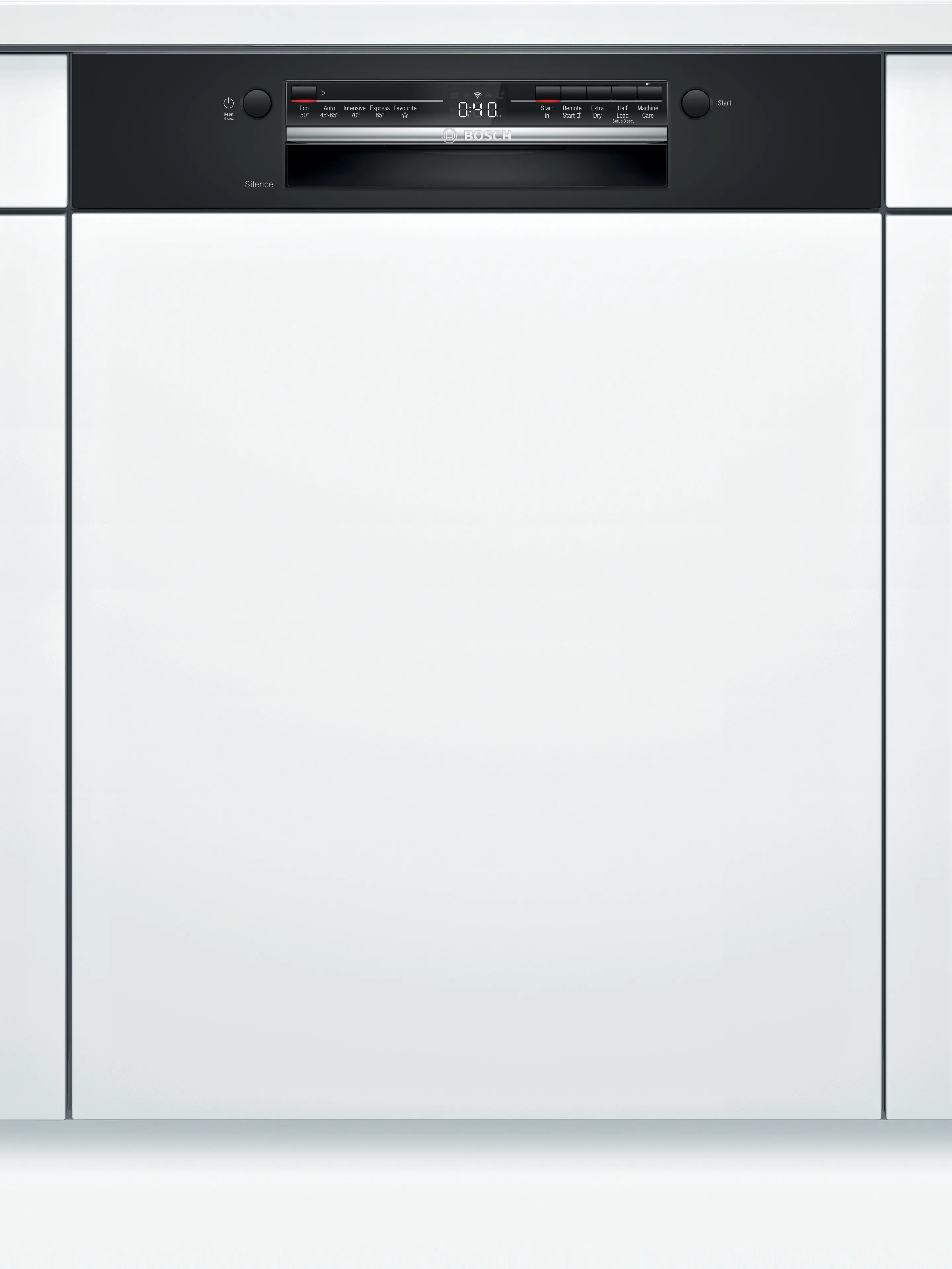 Series 2 semi-integrated dishwasher 60 cm Black 