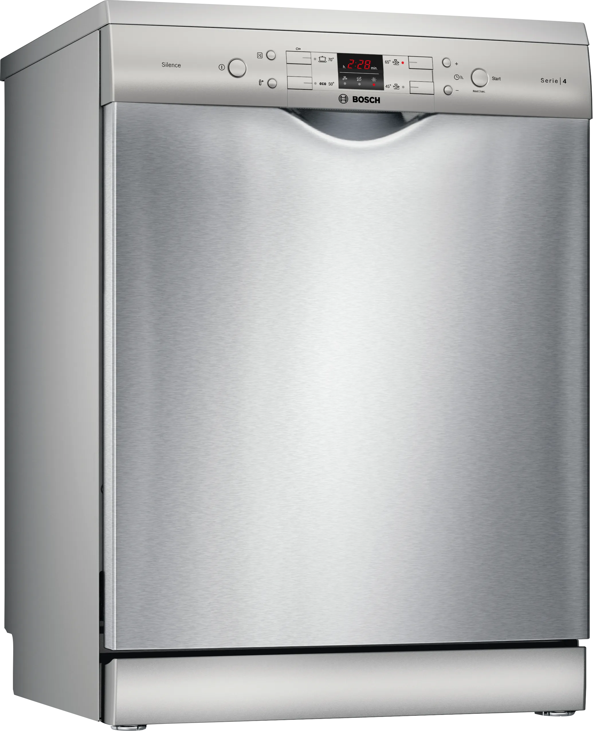 Серия 4 Отдельностоящие посудомоечные машины 60 cm серебро нержавеющая сталь 