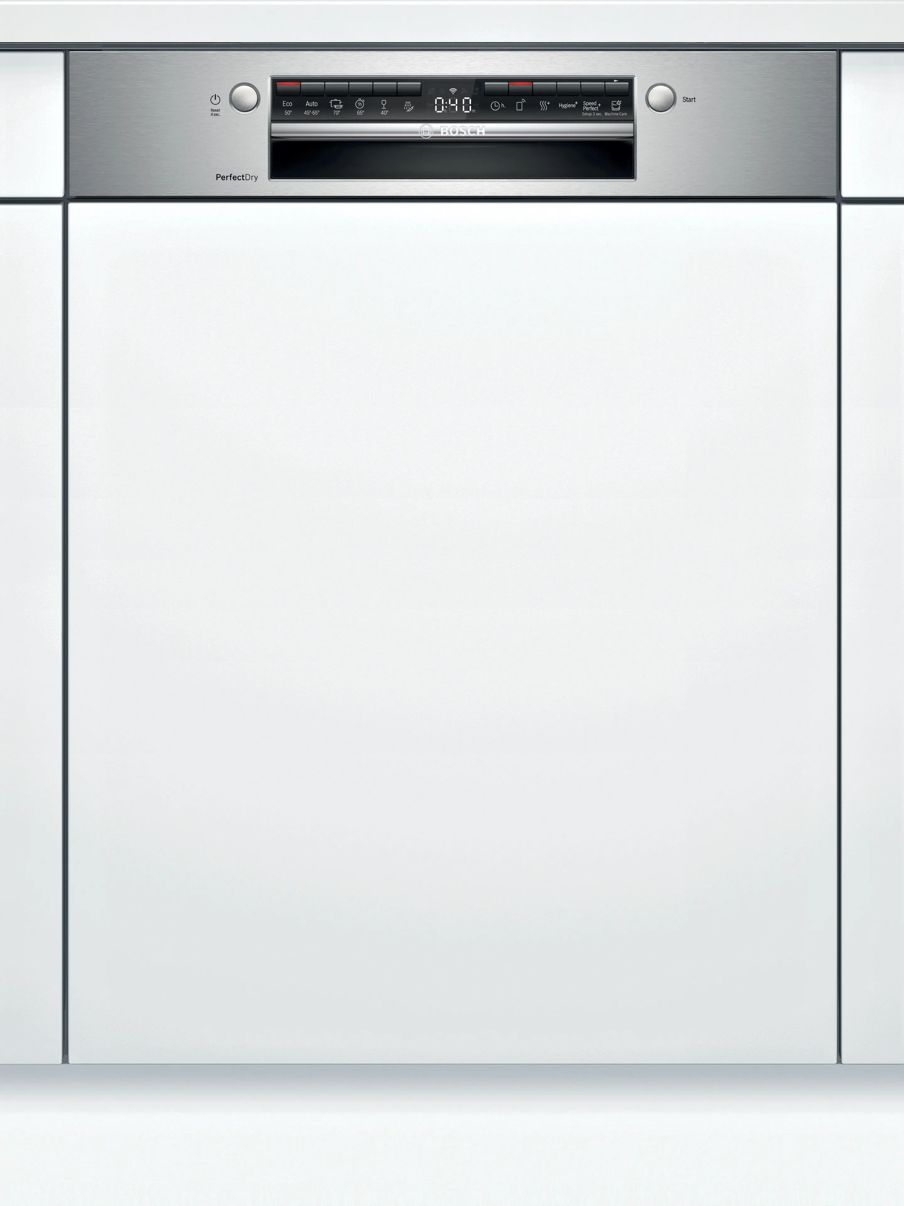 Series 4 semi-integrated dishwasher 60 cm Stainless steel 