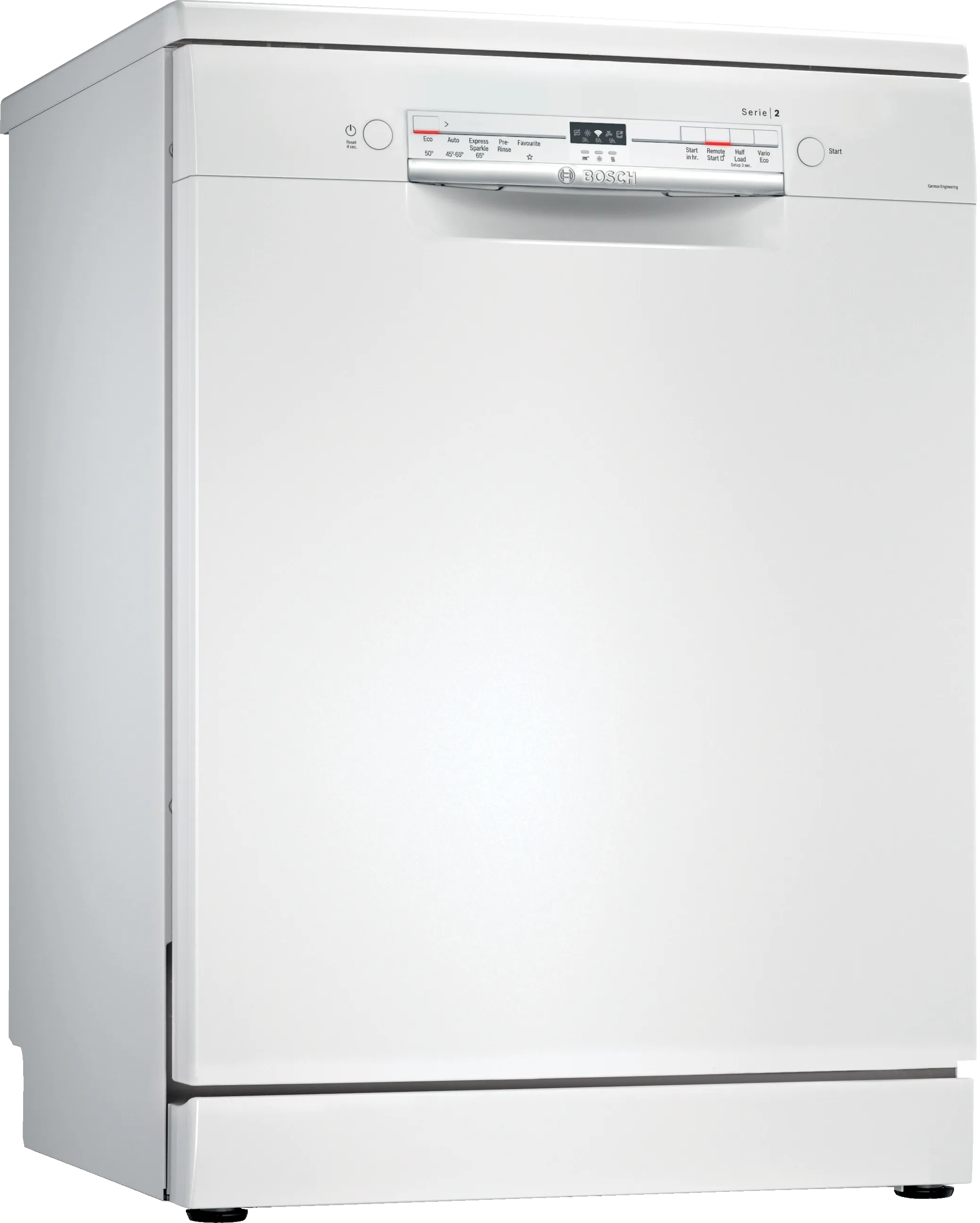 Series 2 Bosch free-standing dishwasher 60 cm White
