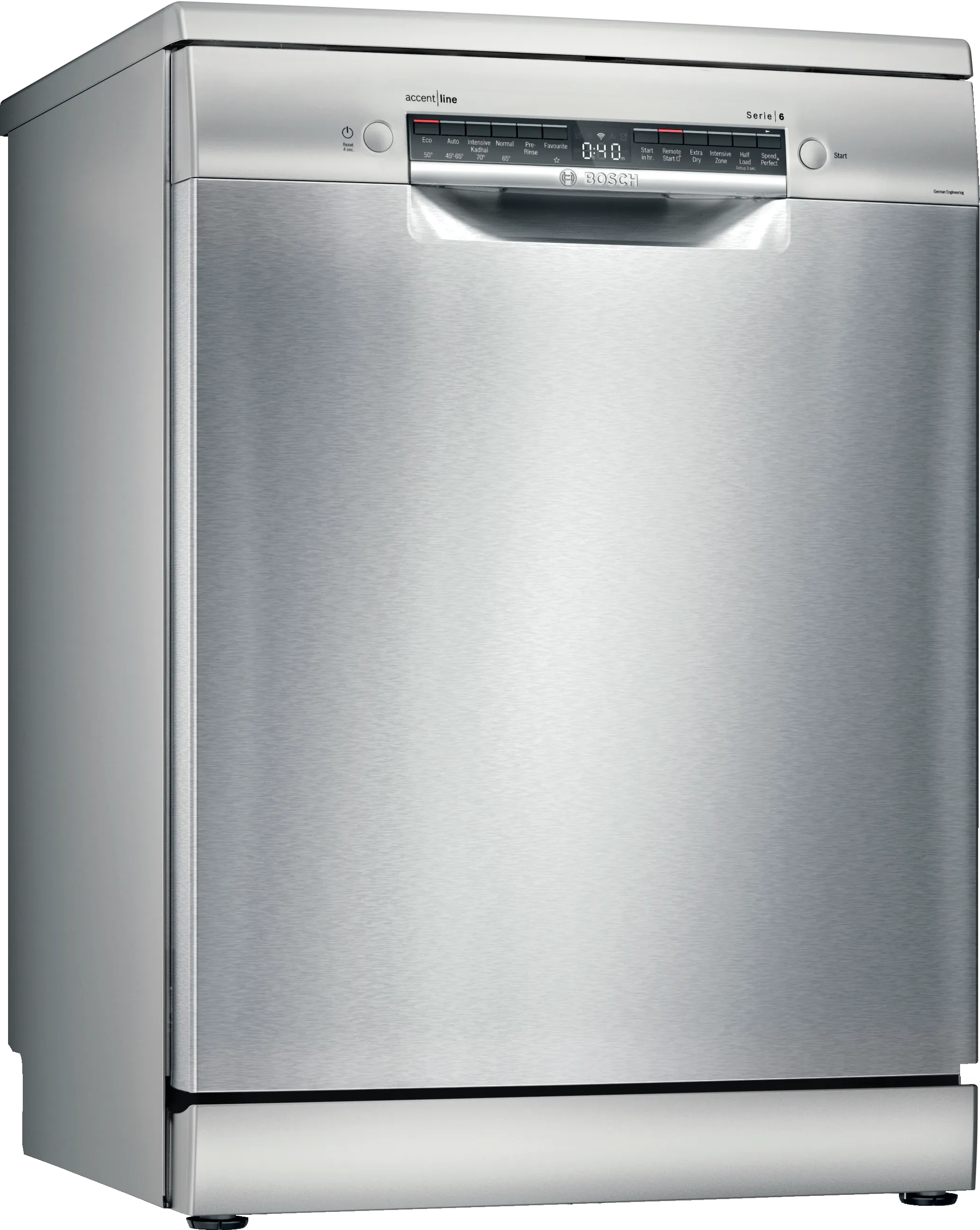 Series 6 Bosch free-standing dishwasher 60 cm Brushed steel anti-fingerprint