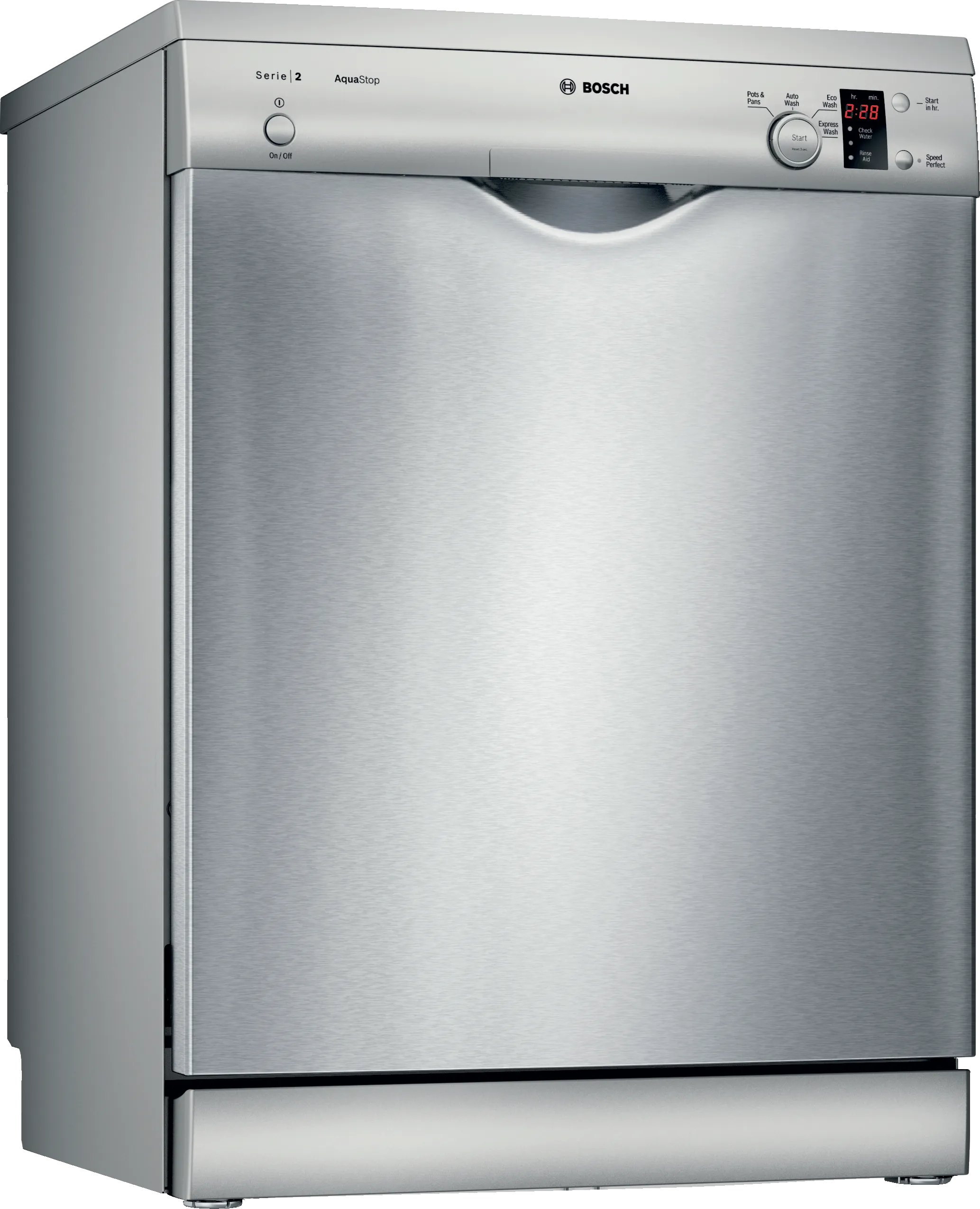 Series 2 free-standing dishwasher 60 cm Brushed steel anti-fingerprint 