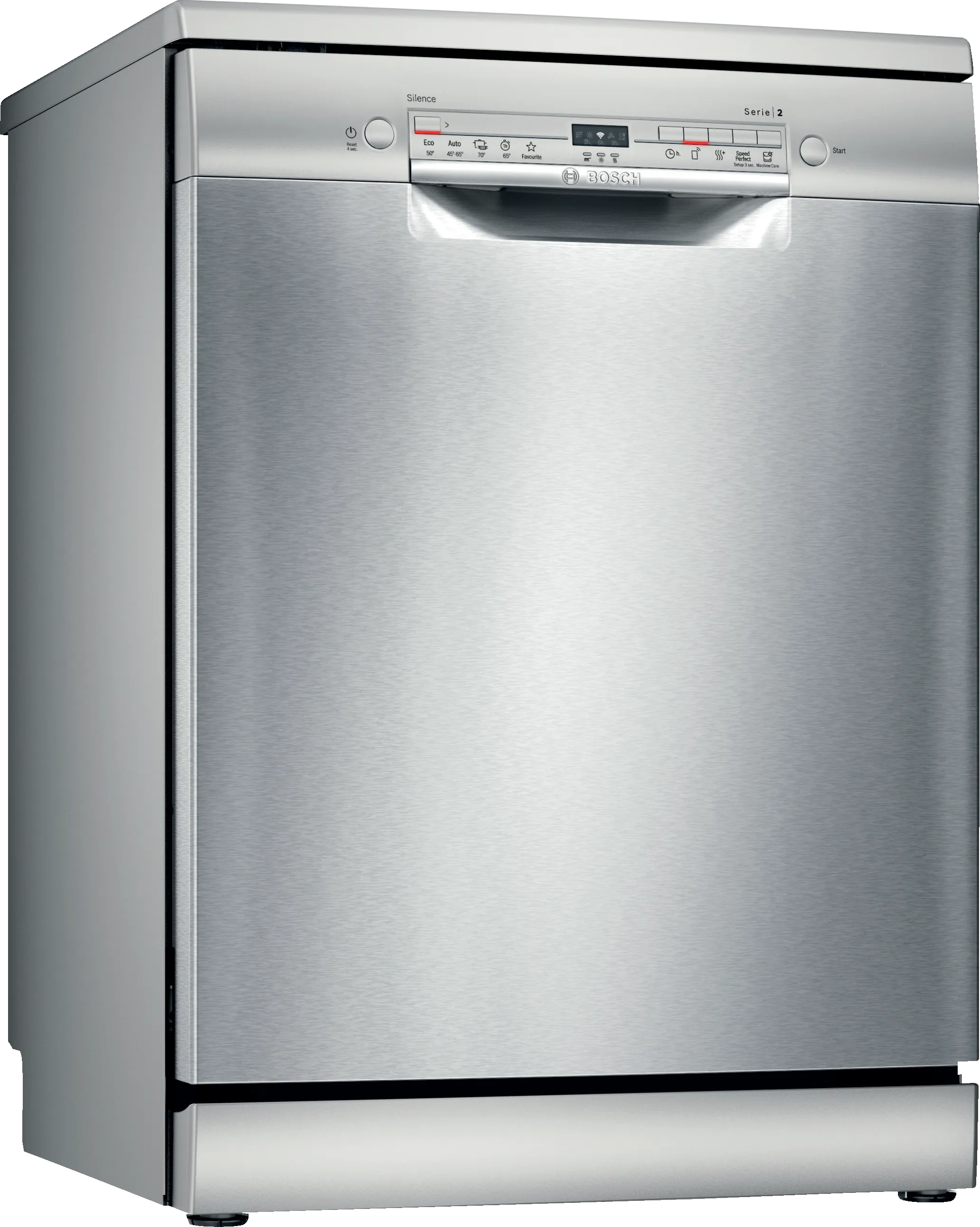 Series 2 Free-standing dishwasher 60 cm silver inox 