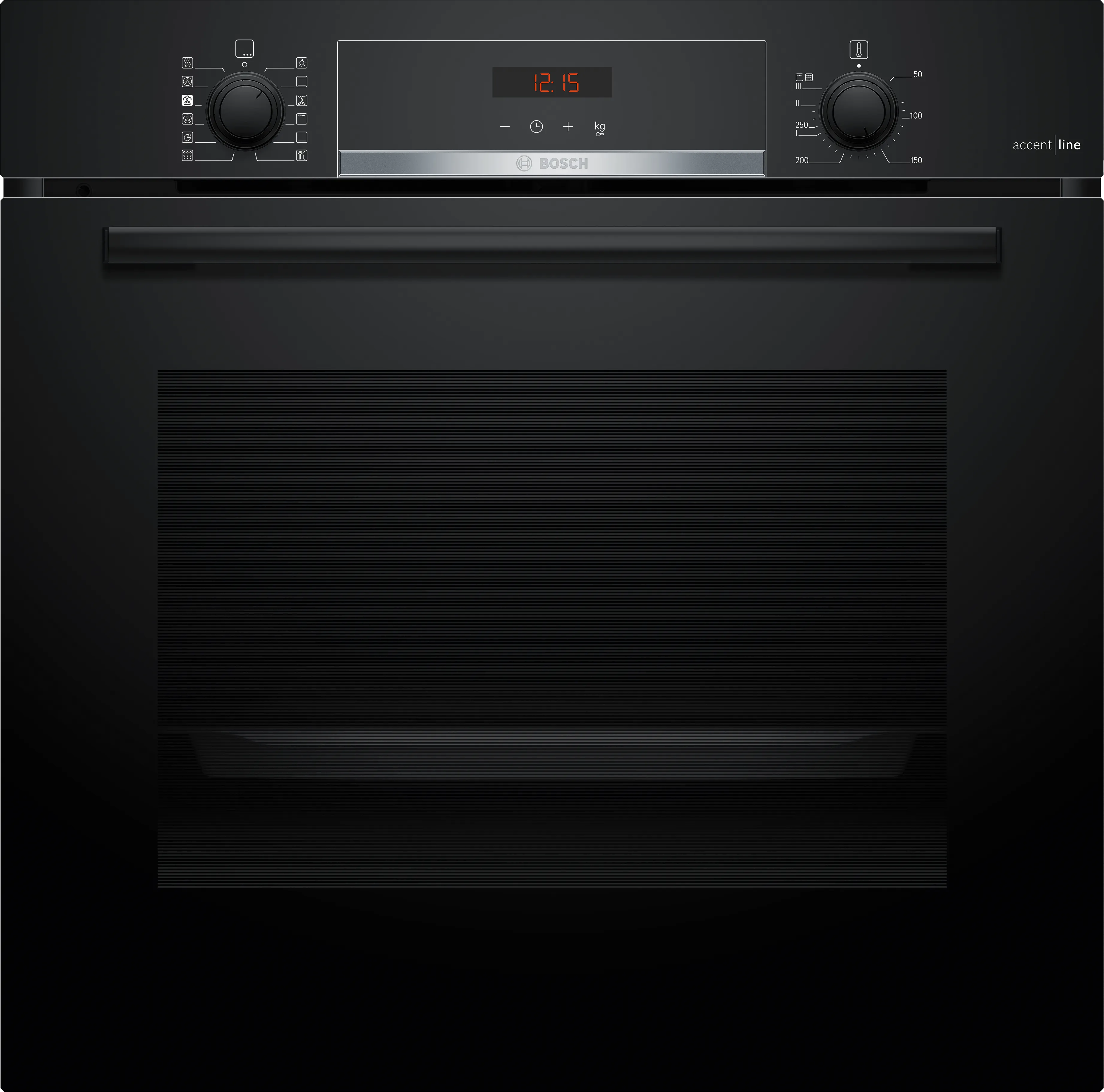 Serie 4 Einbau-Backofen mit Dampfunterstützung 60 x 60 cm Schwarz