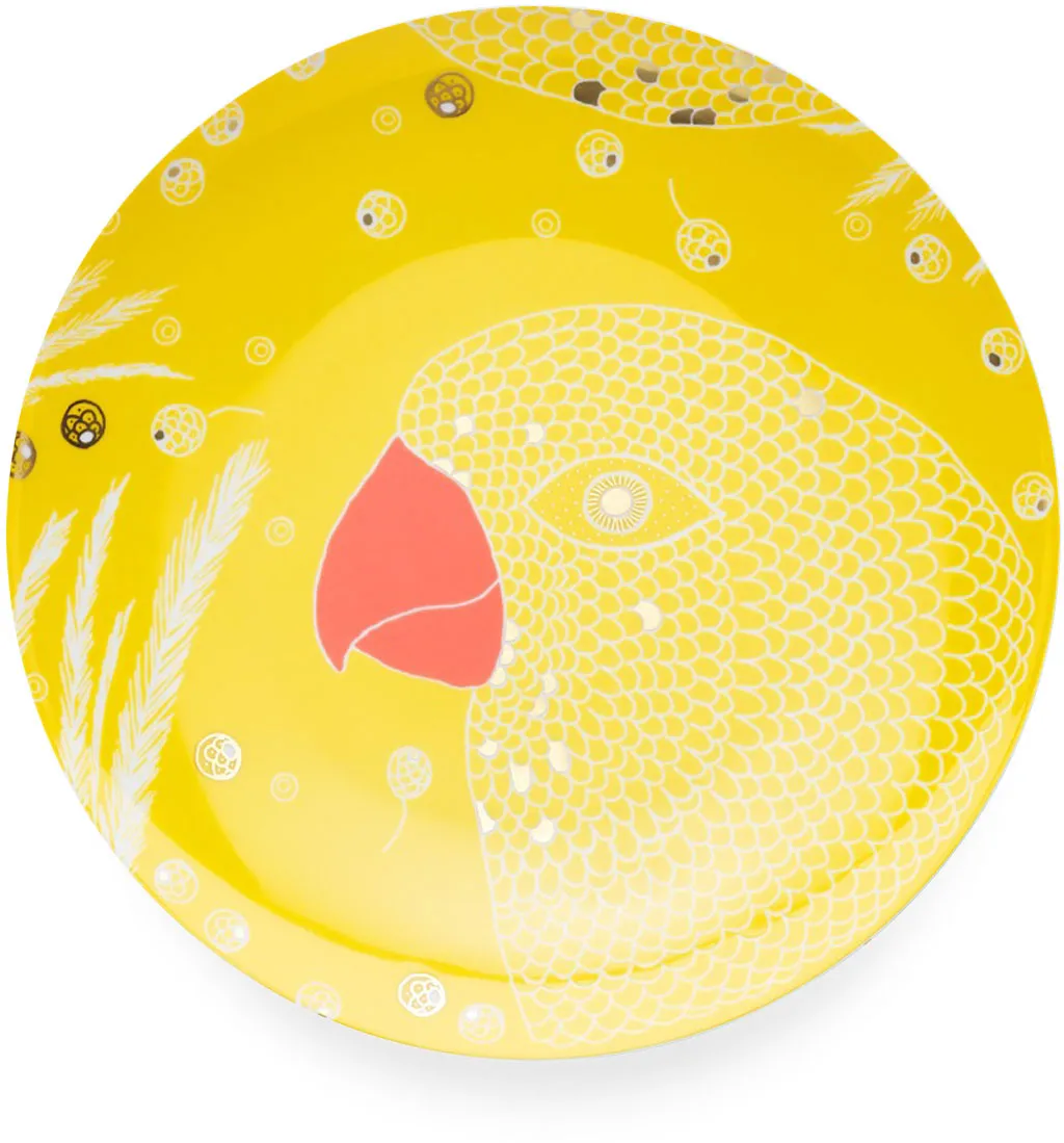 Arro Keraamika Speiseteller Parrot, Gelb, ø 28 cm 