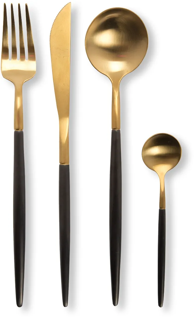 Au Maison Besteck Sapore Gold, 16-tlg. 