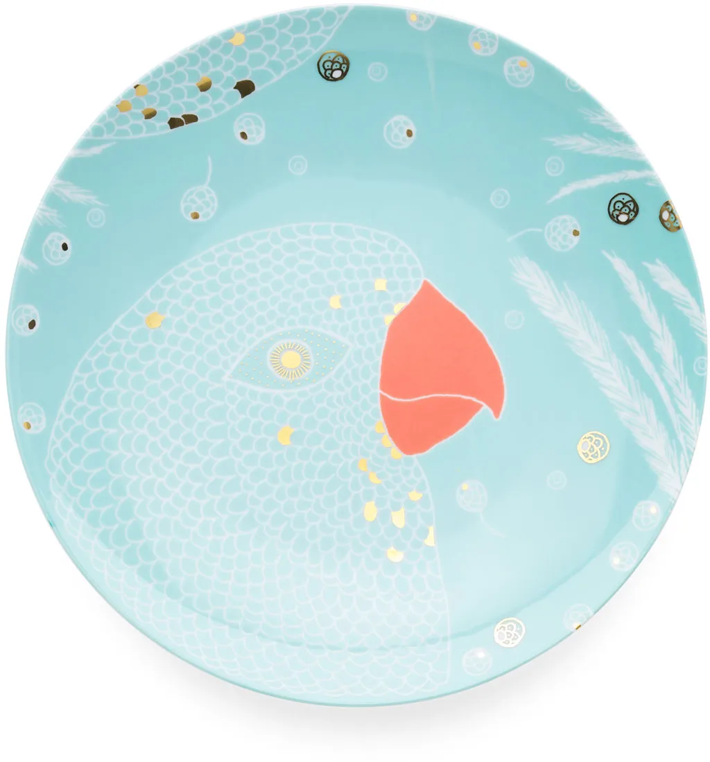 Arro Keraamika Speiseteller Parrot, Türkis, ø 28 cm 