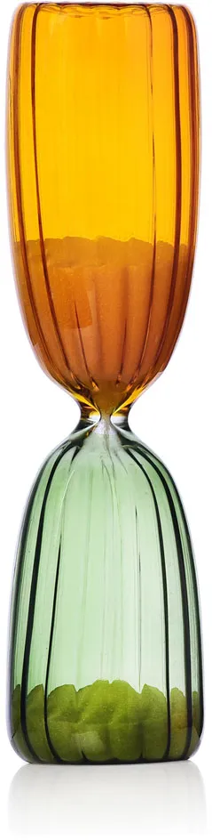 Ichendorf/Corrado Sanduhr, Grün / Bernstein, 25 cm 