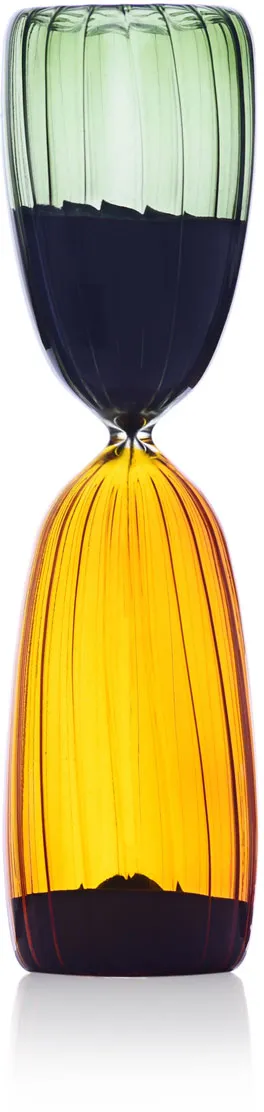 Ichendorf/Corrado Sanduhr, Grün / Bernstein, 16 cm 