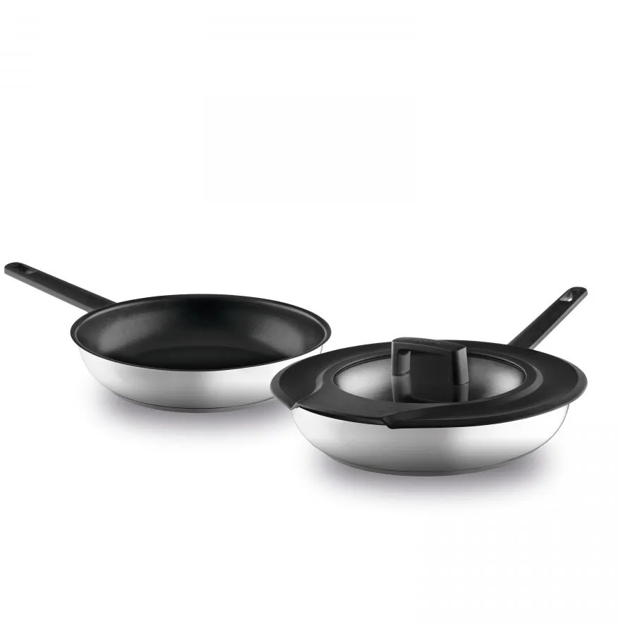 Set de casseroles Set de 2 poêles BergHoff Pour tables de cuisson avec hotte intégrée 