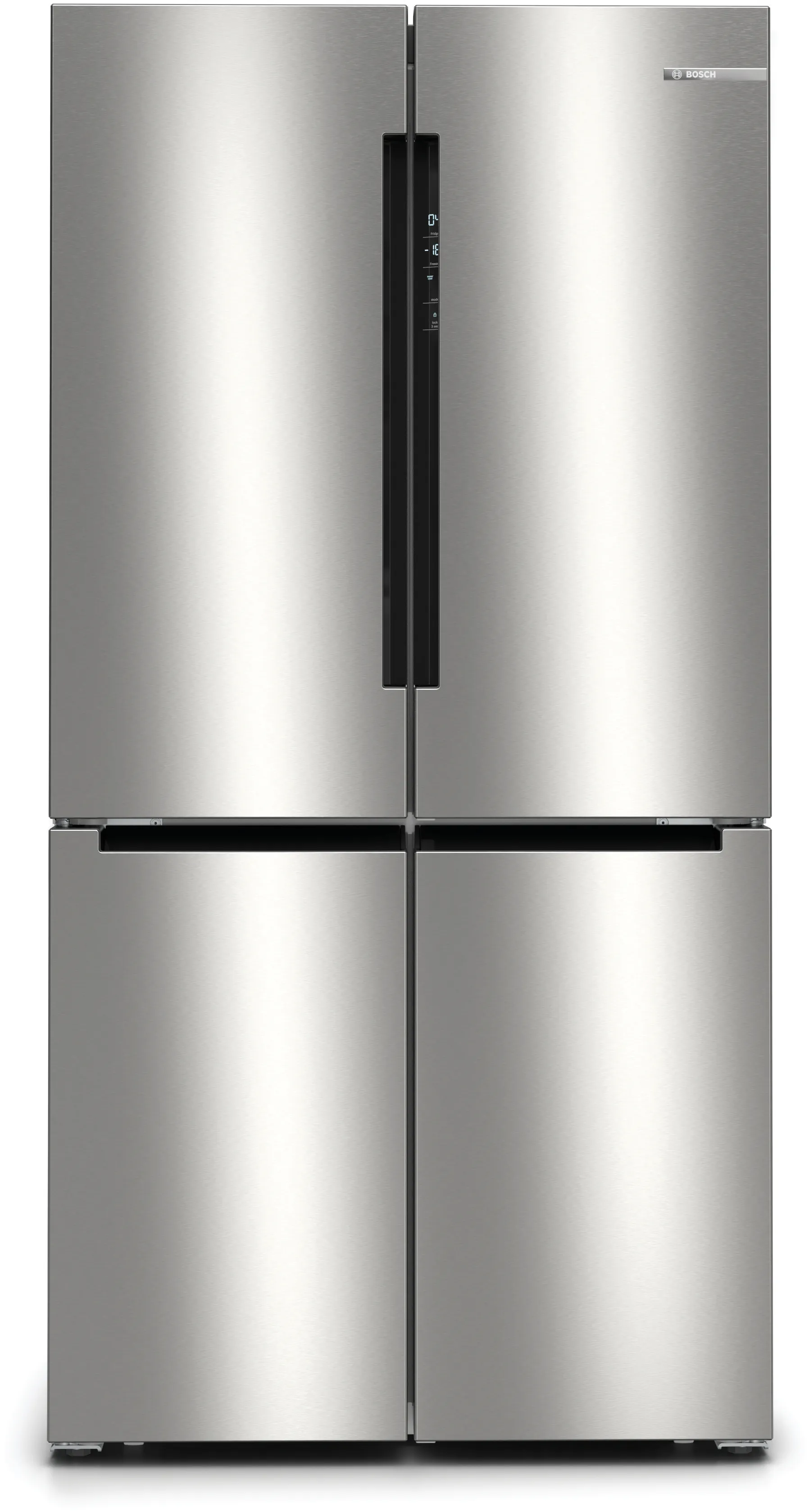 Series 4 French Door Bottom freezer, multi door 183 x 90.5 cm Inox-easyclean 