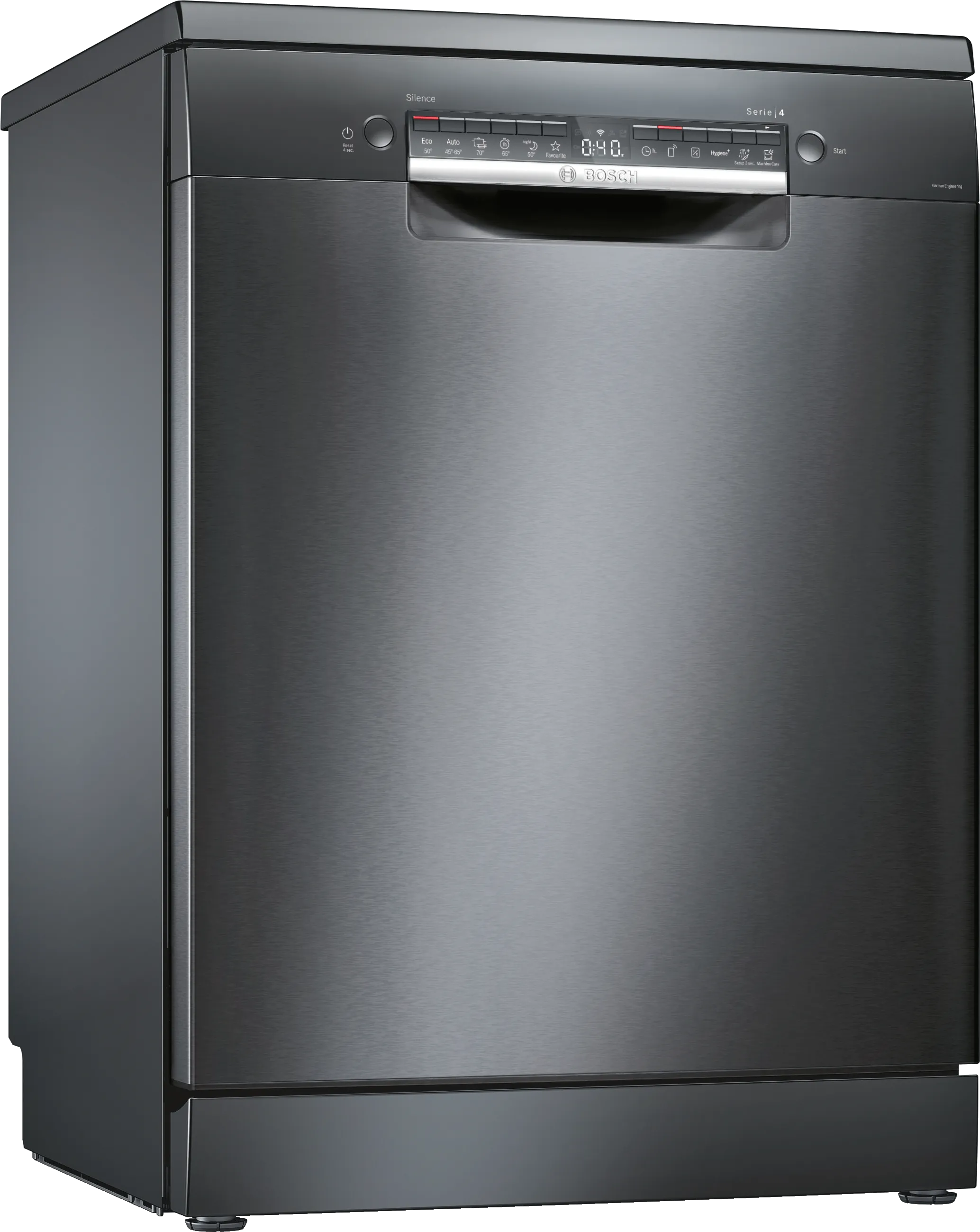 Series 4 Freestanding Dishwasher 60 cm Black inox 