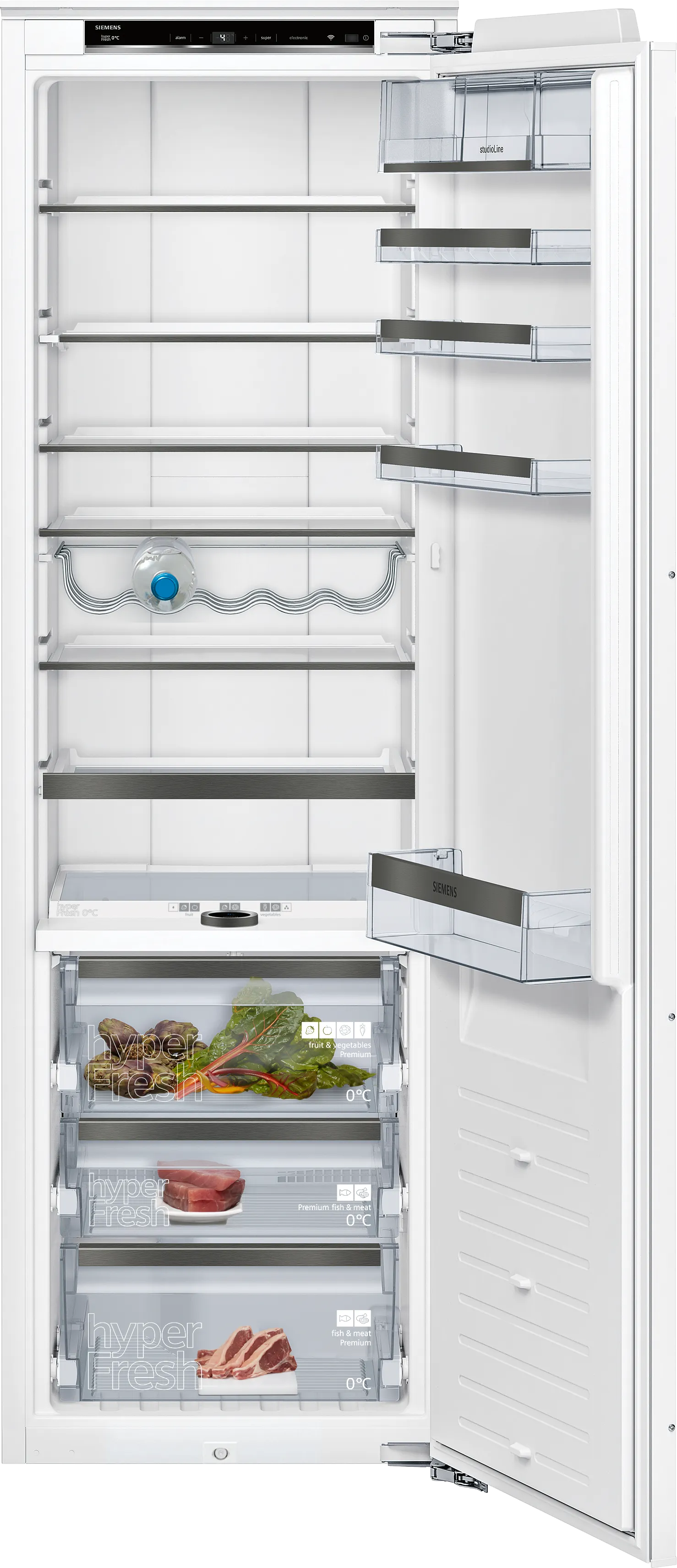 iQ700 Integrerbart køleskab 177.5 x 56 cm fladhængsel med dæmpet lukning (soft close) 