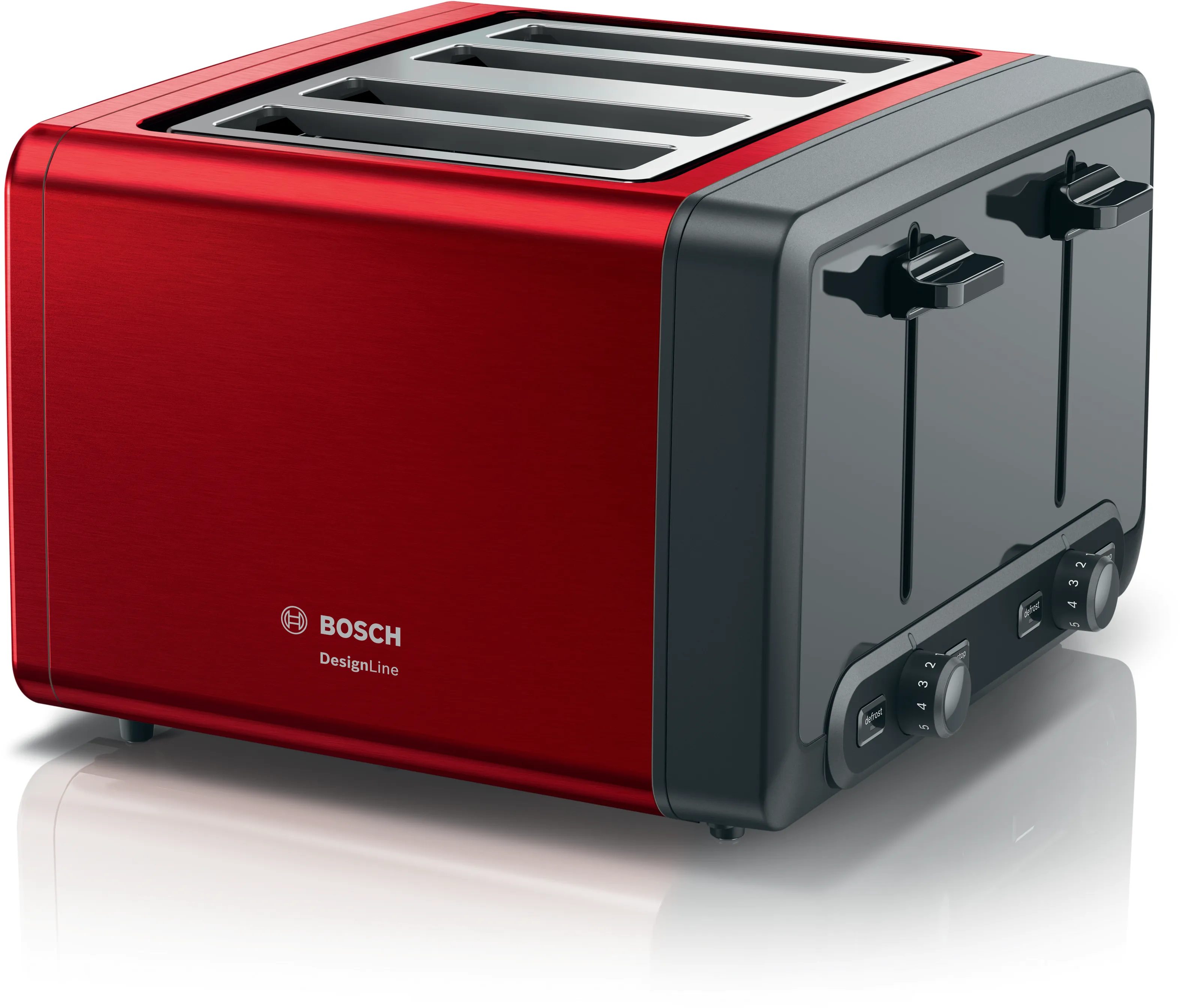 Toaster DesignLine Red 
