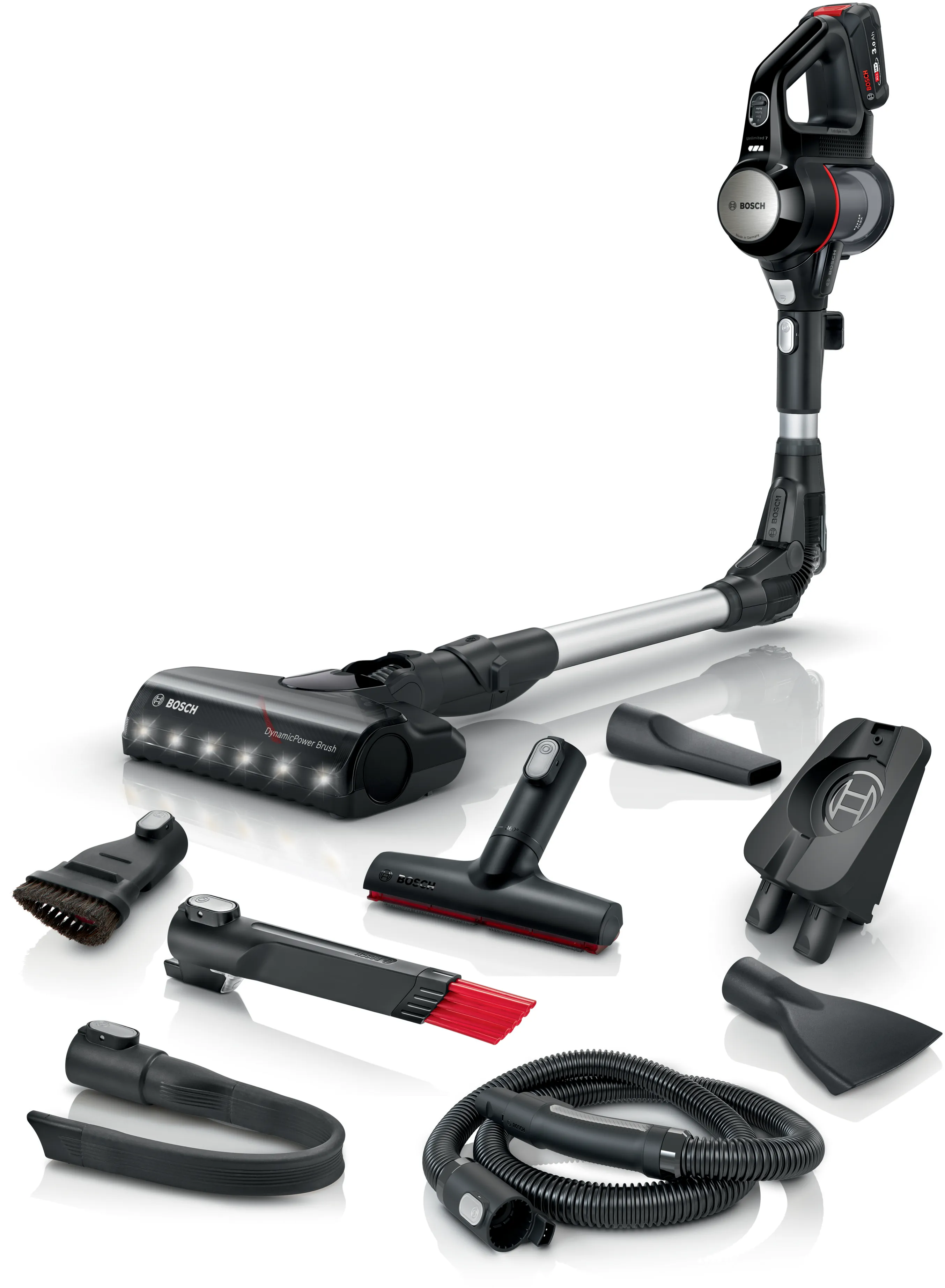 Rechargeable vacuum cleaner Unlimited 7 Black 