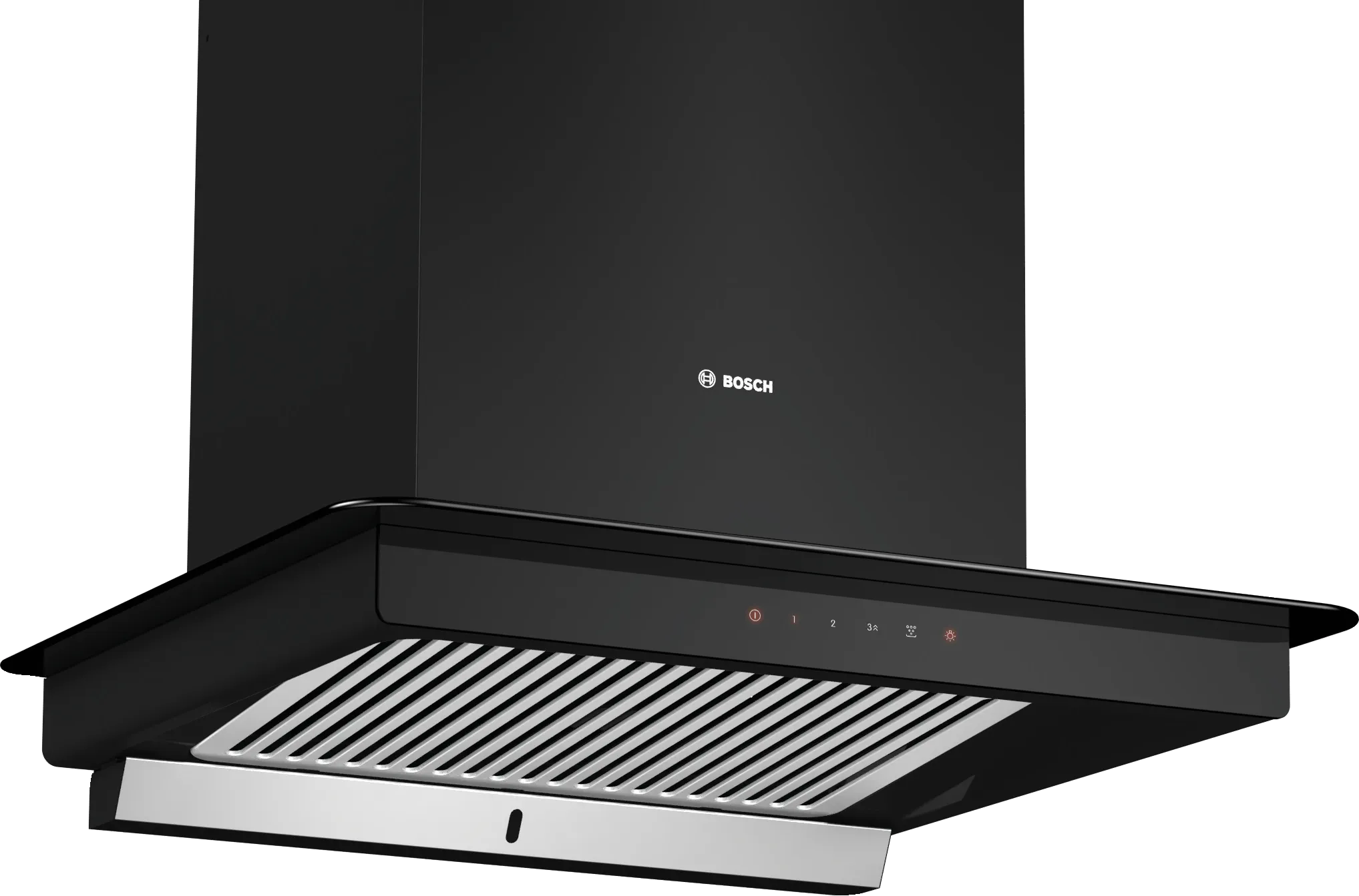 Series 4 wall-mounted cooker hood 60 cm Matt black  