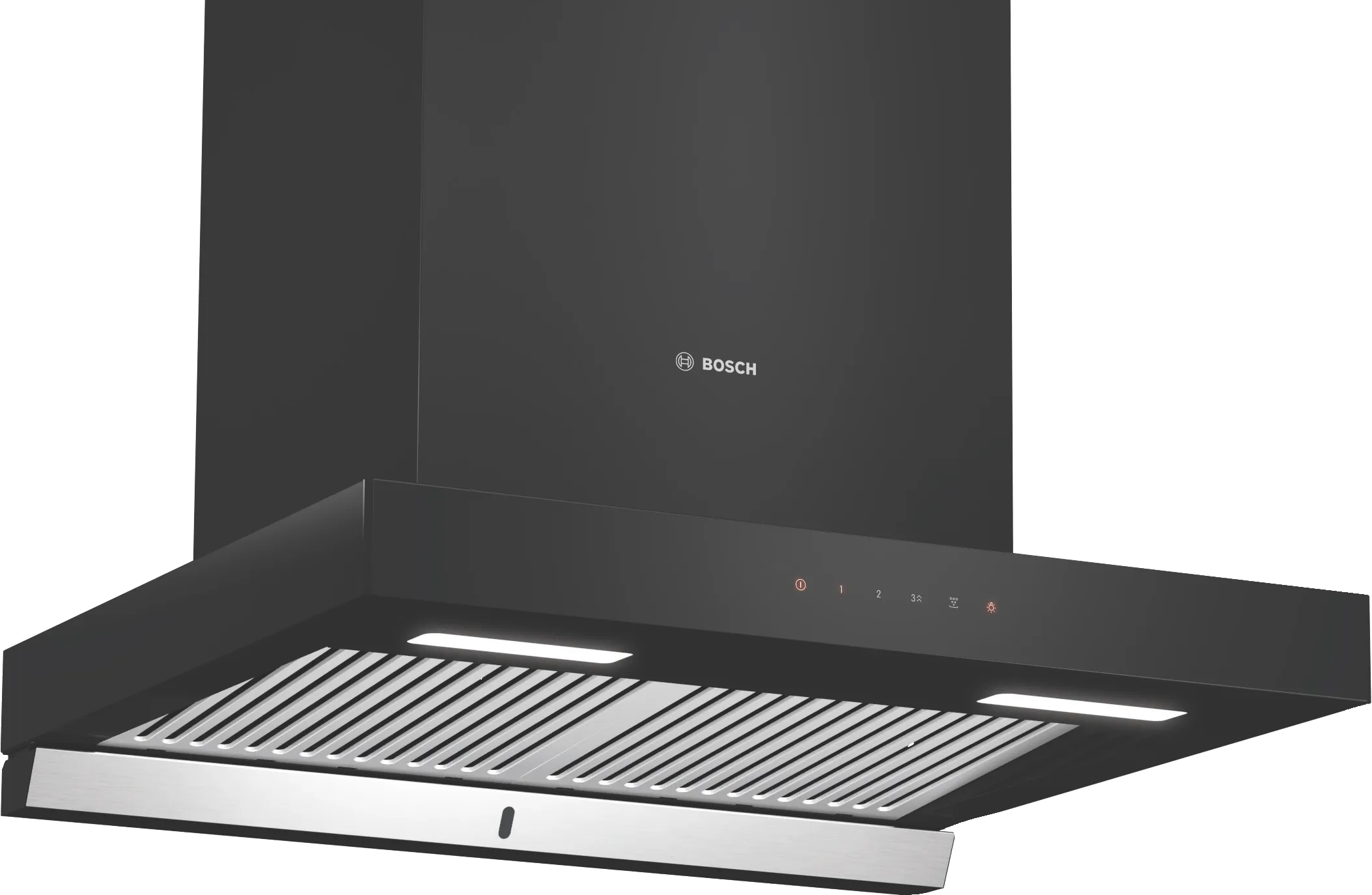 Series 4 wall-mounted cooker hood 60 cm Matt black