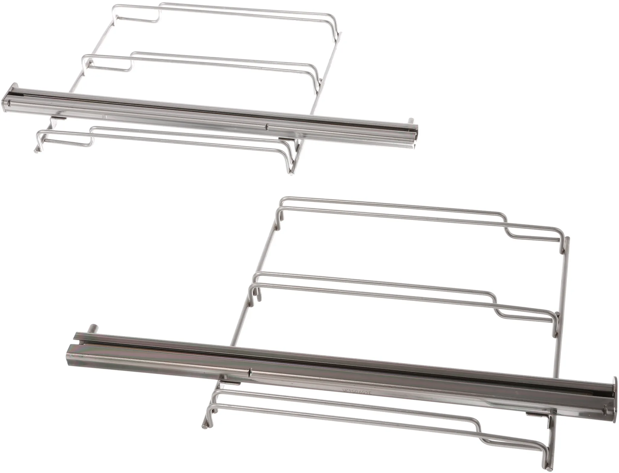 Vollauszug 1-fach Paar (links und rechts), Max. 15 kg für pyrolyse (Plasmabeschichtet) 
