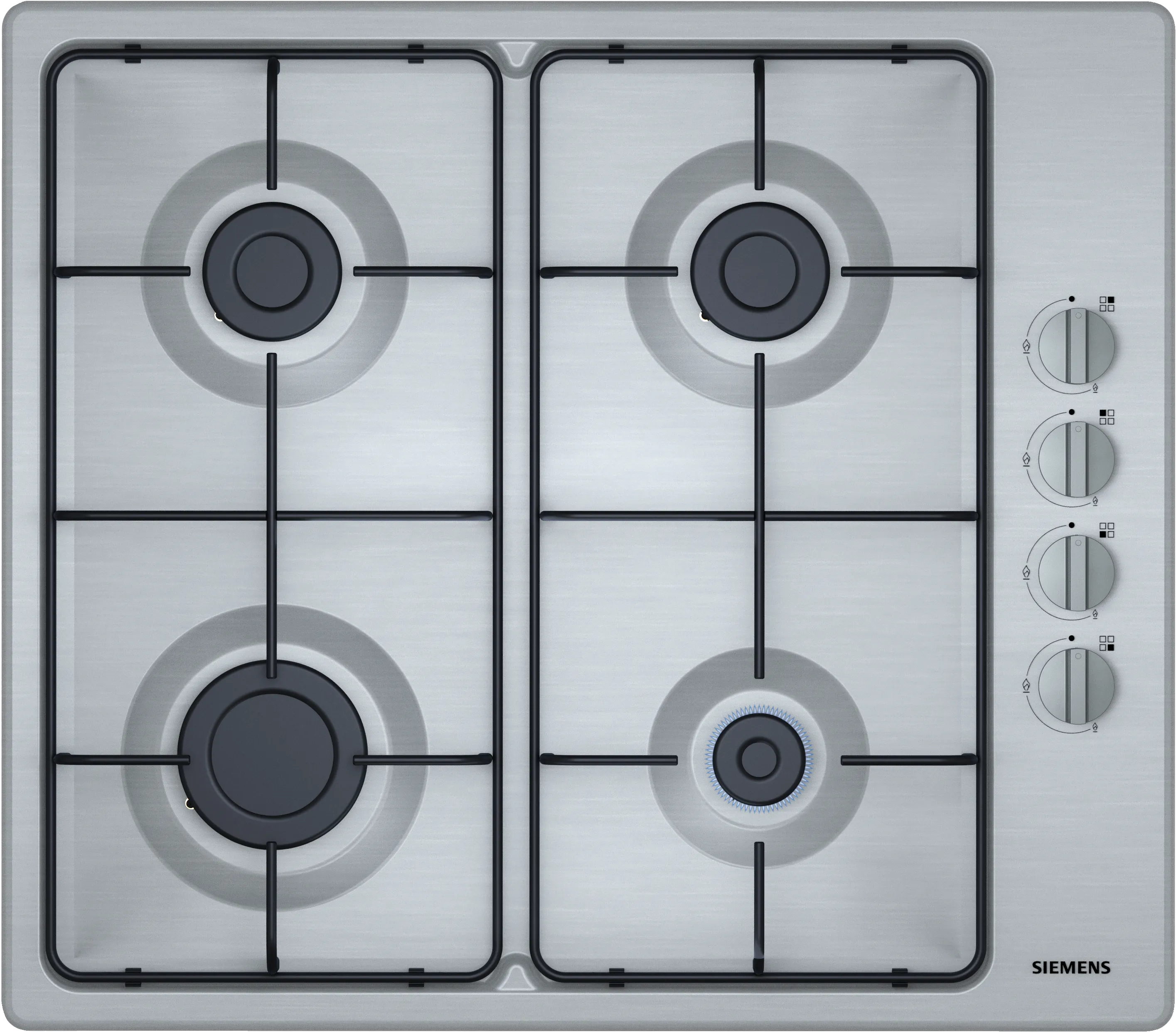 iQ100 gas hob 60 cm Stainless steel 