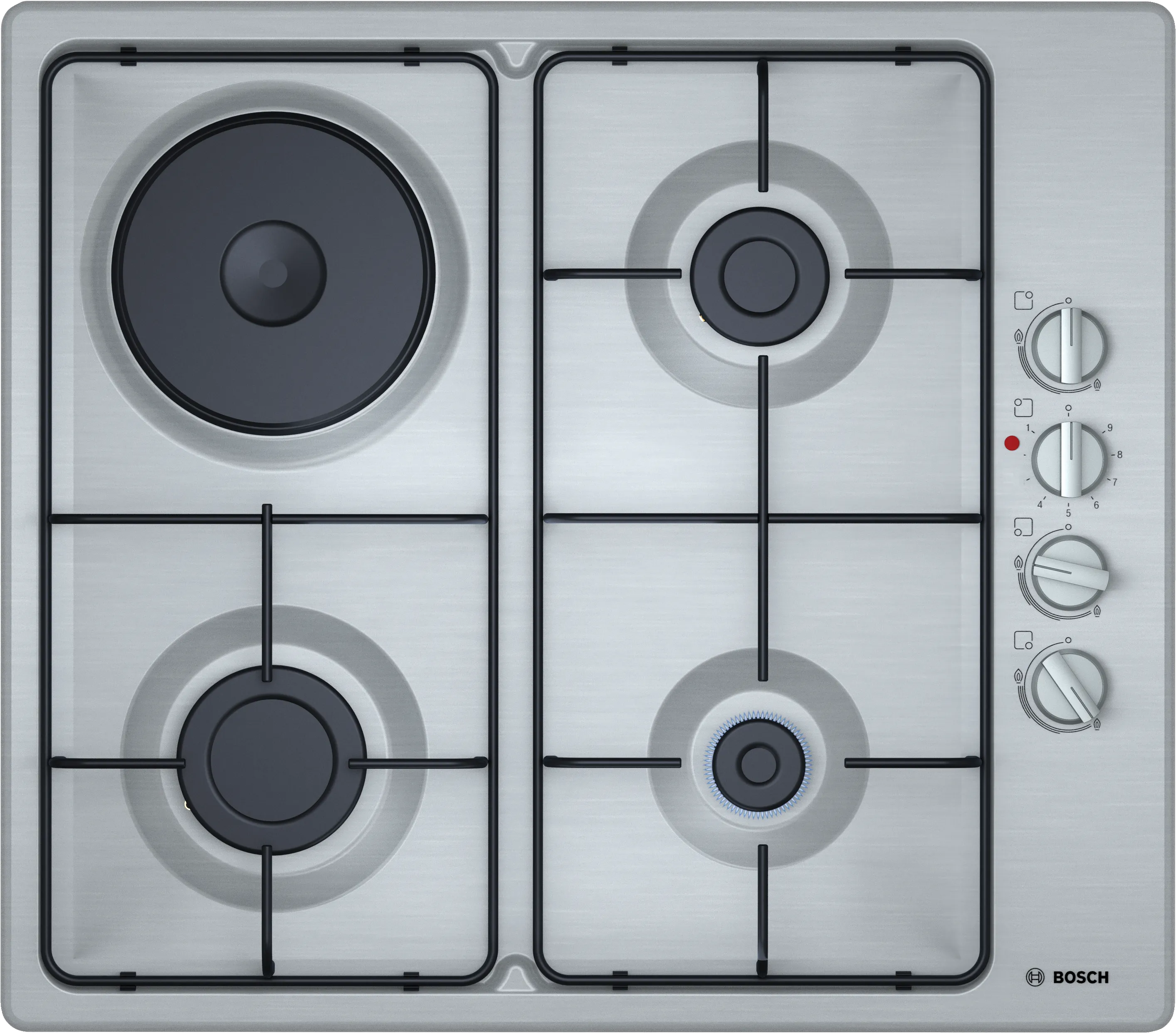 Series 2 Mixed hob 60 cm Stainless steel 