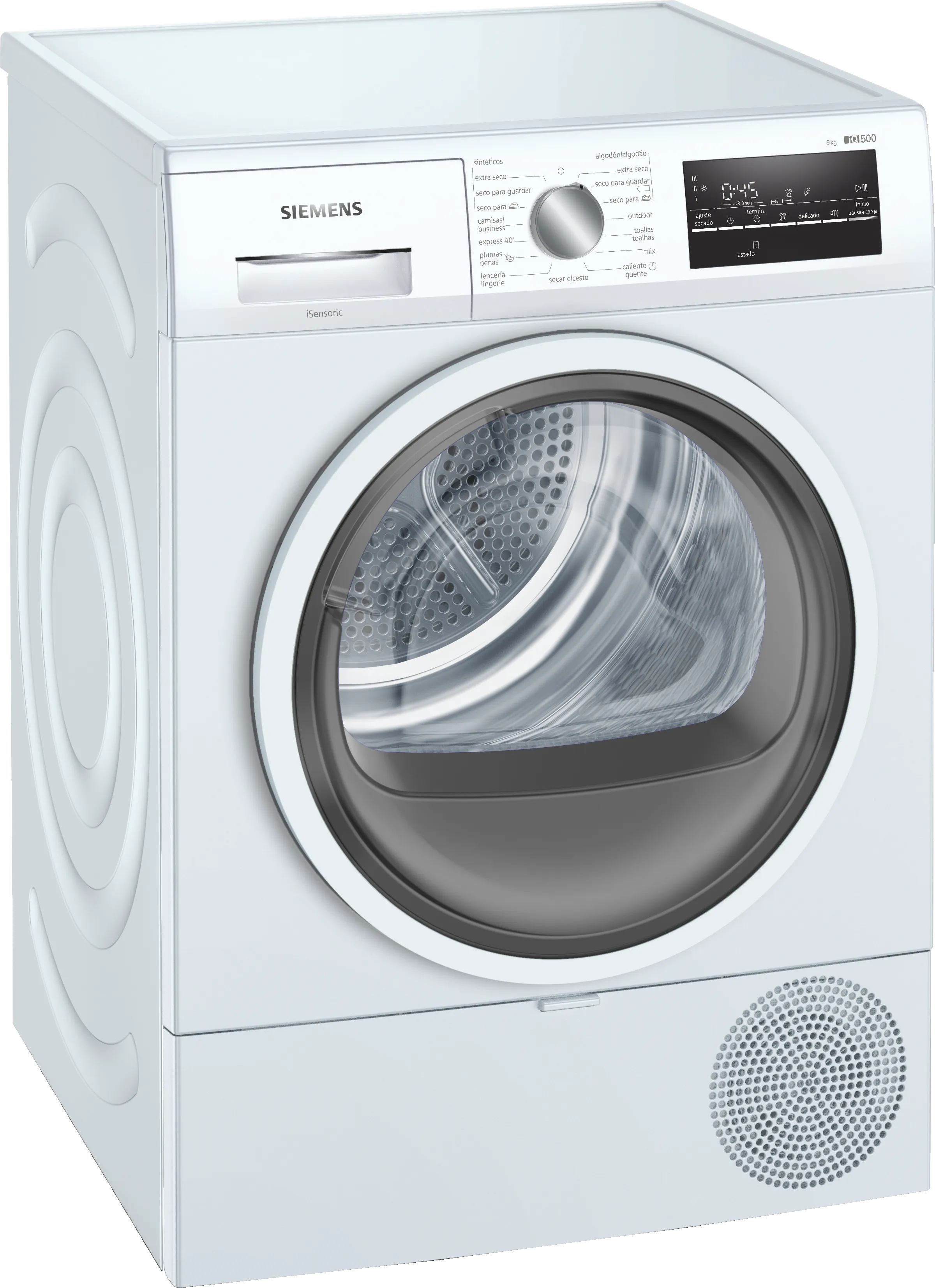 iQ500 Máquina de Secar Roupa, Bomba de Calor 9 kg White