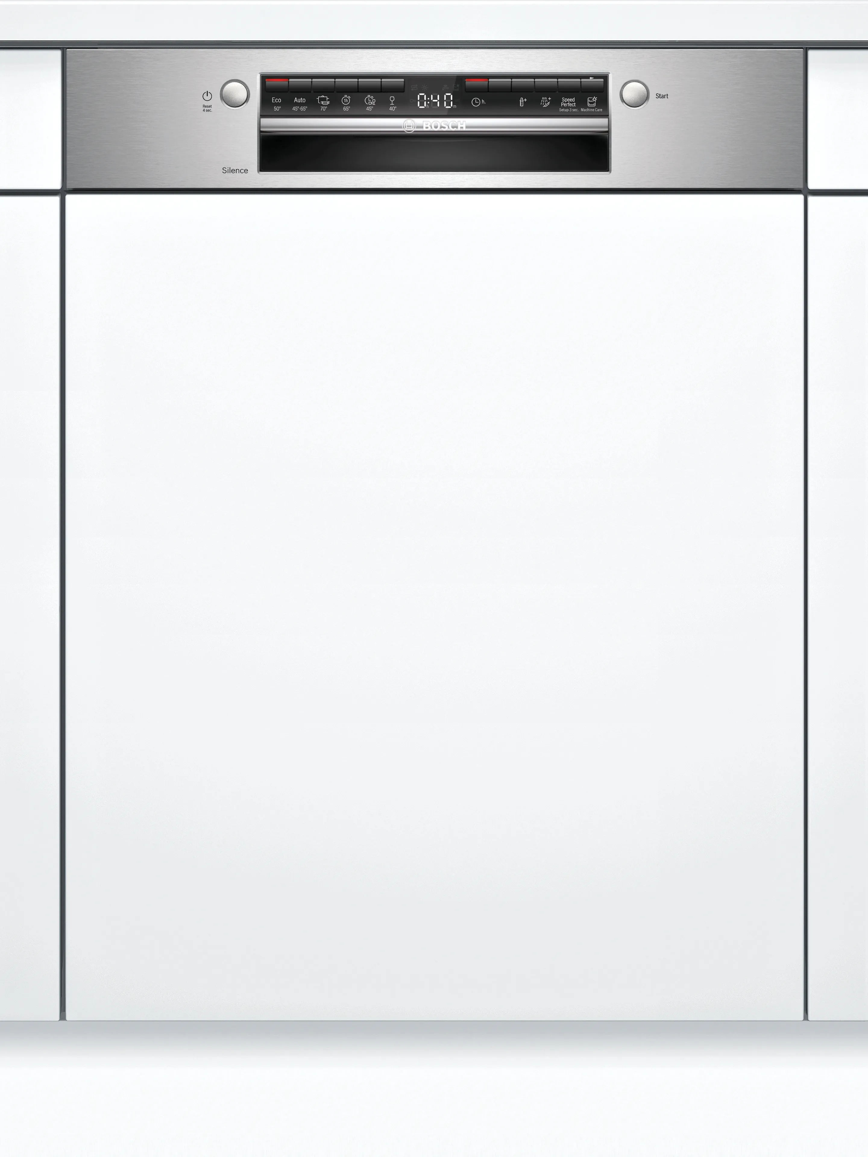 Серия 4 Частично встраиваемые посудомоечные машины 60 cm Нержавеющая сталь 