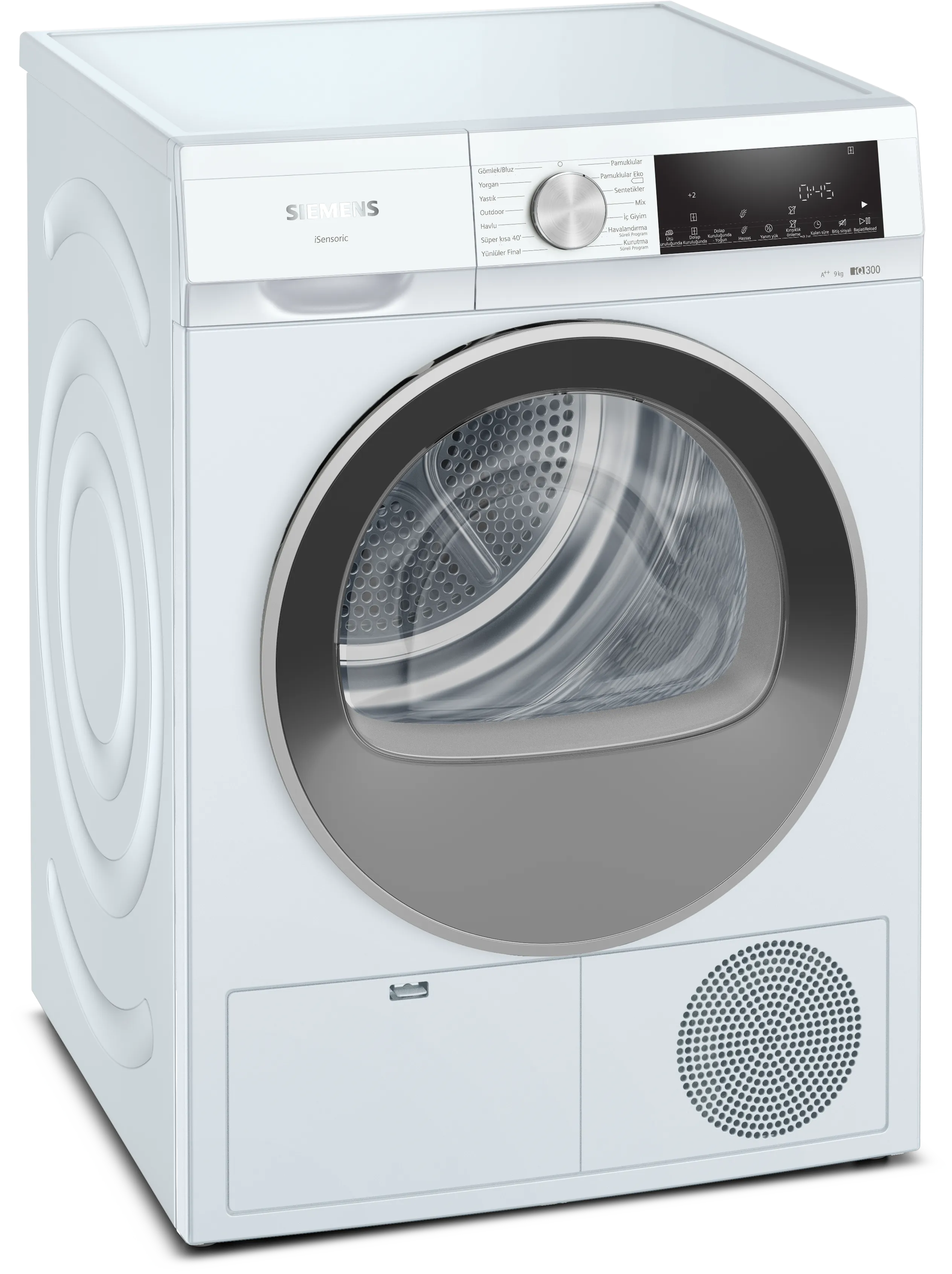 iQ300 Isı Pompalı Kurutma Makinesi 9 kg Beyaz