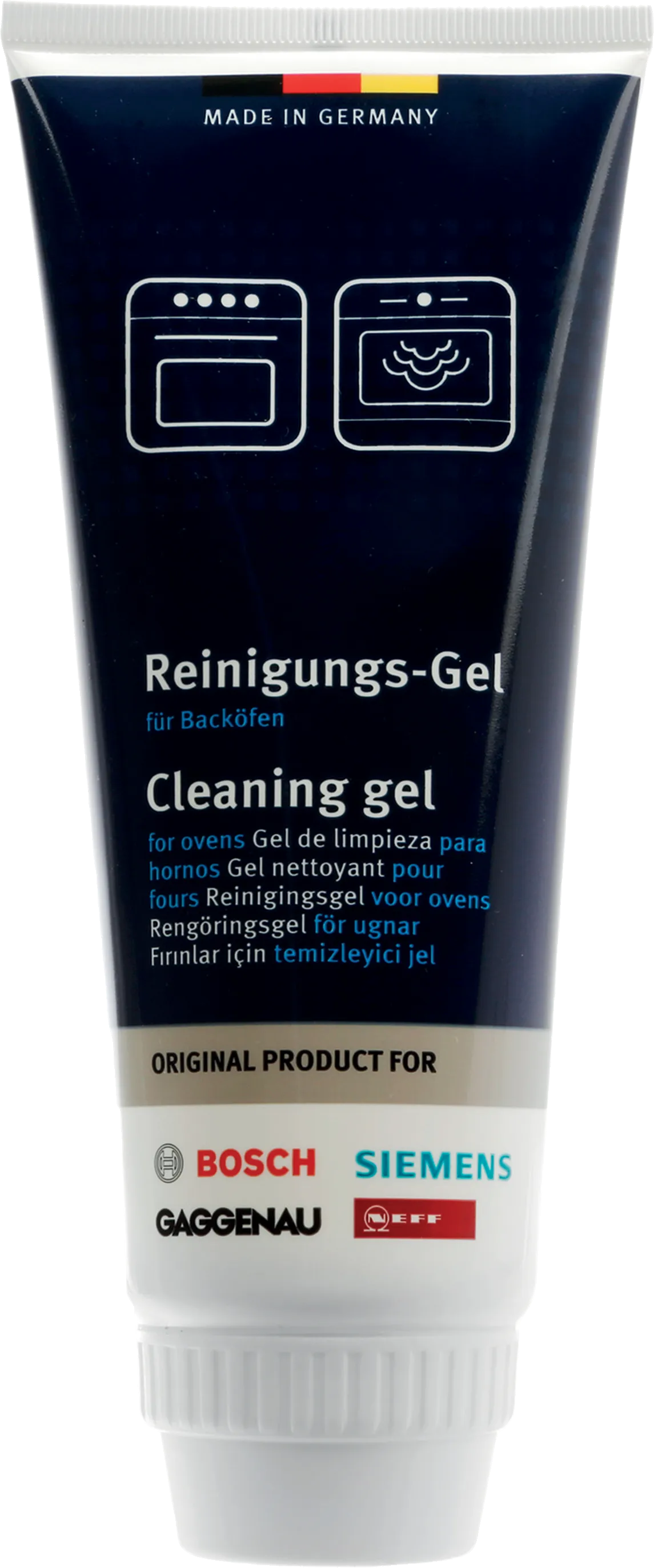 Cleaning gel for ovens 
