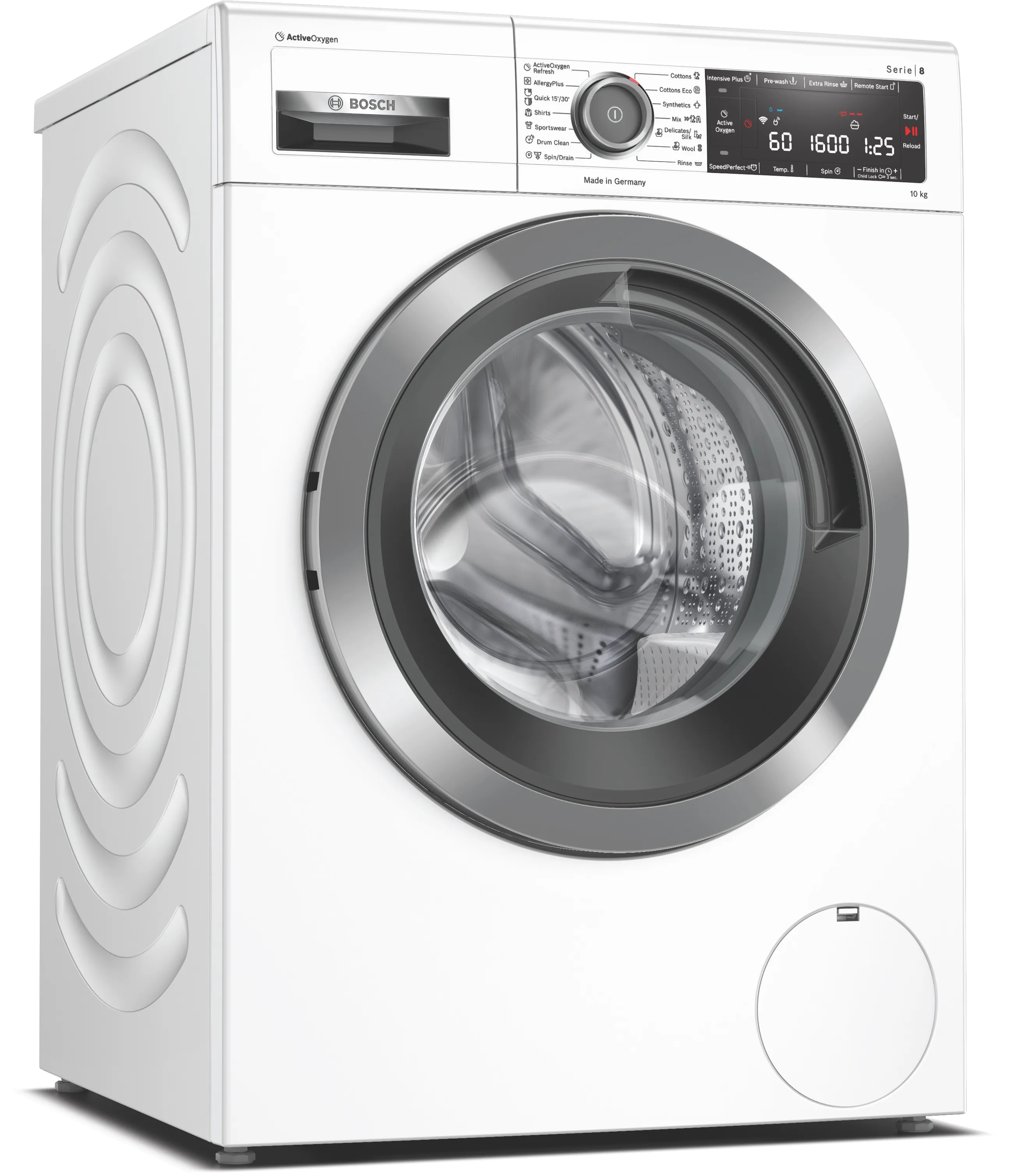 Series 8 washing machine, front loader 10 kg 1600 rpm 