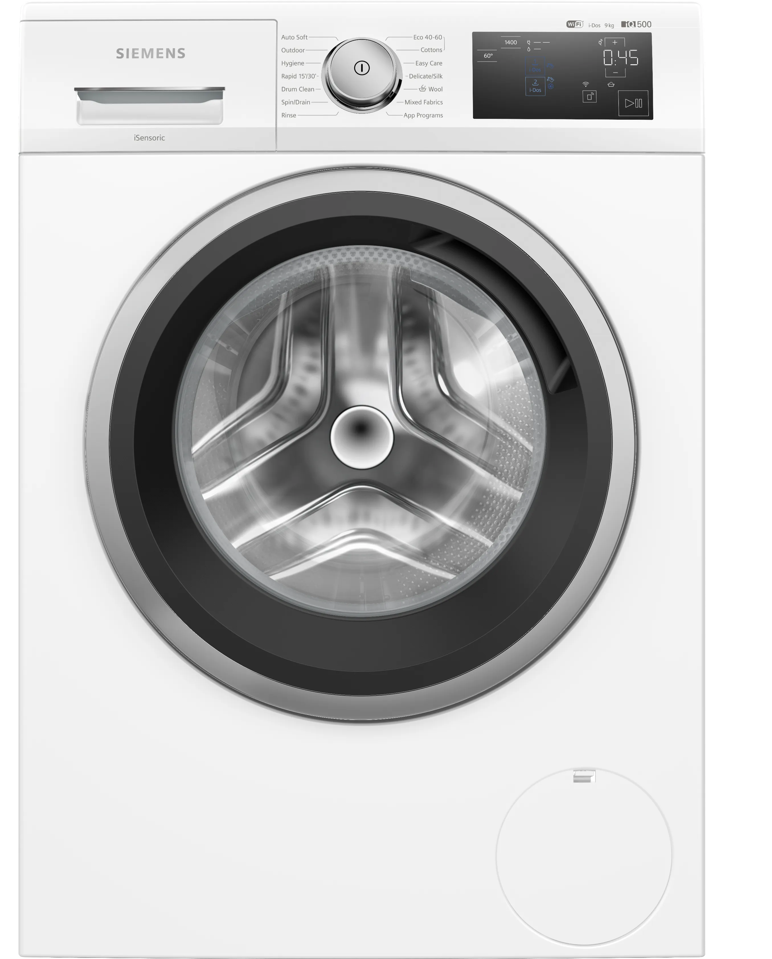 IQ500 Washing machine, front loader 9 kg 1400 rpm 