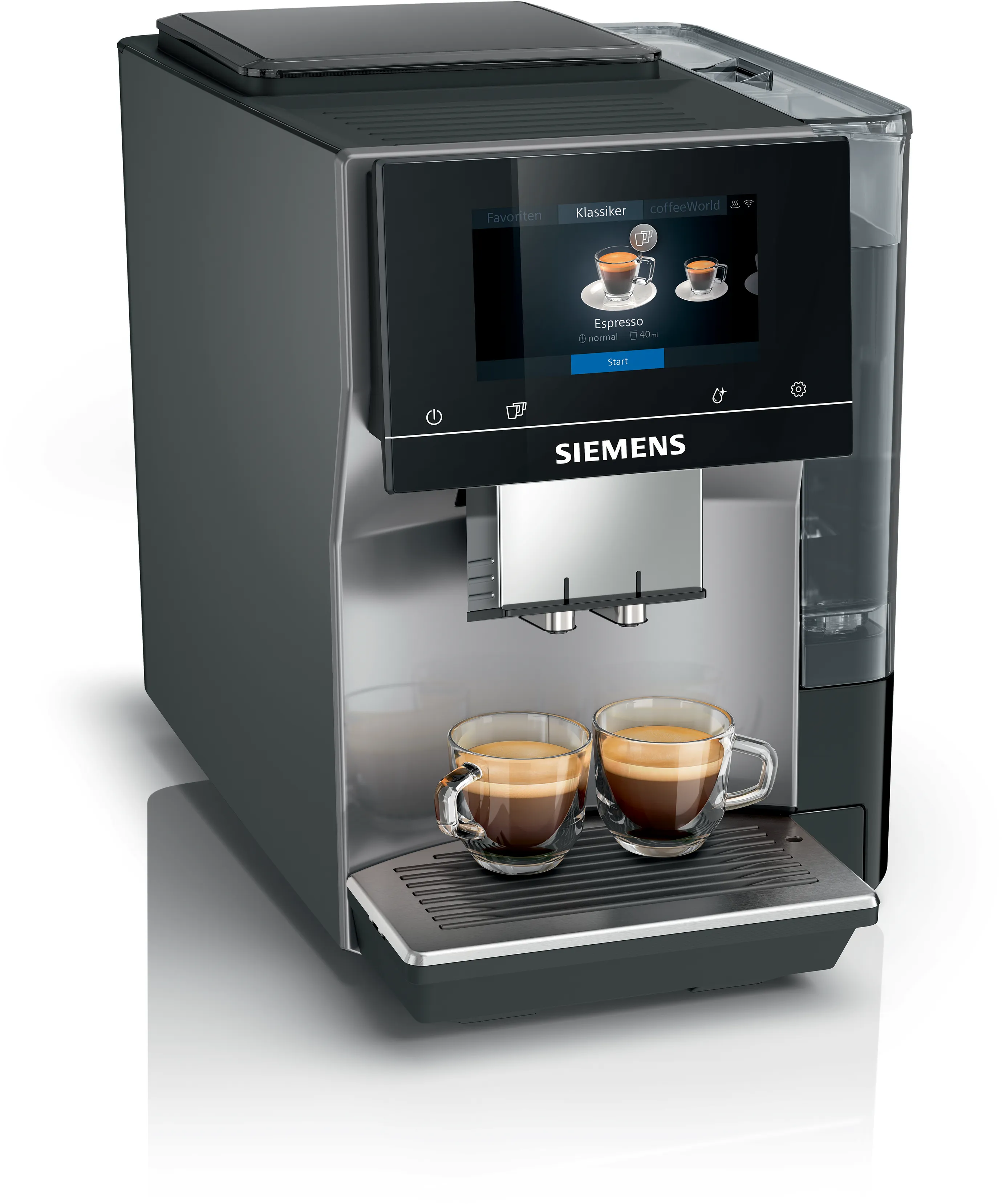 Fully automatic coffee machine EQ700 classic Morning haze, Removable water tank 