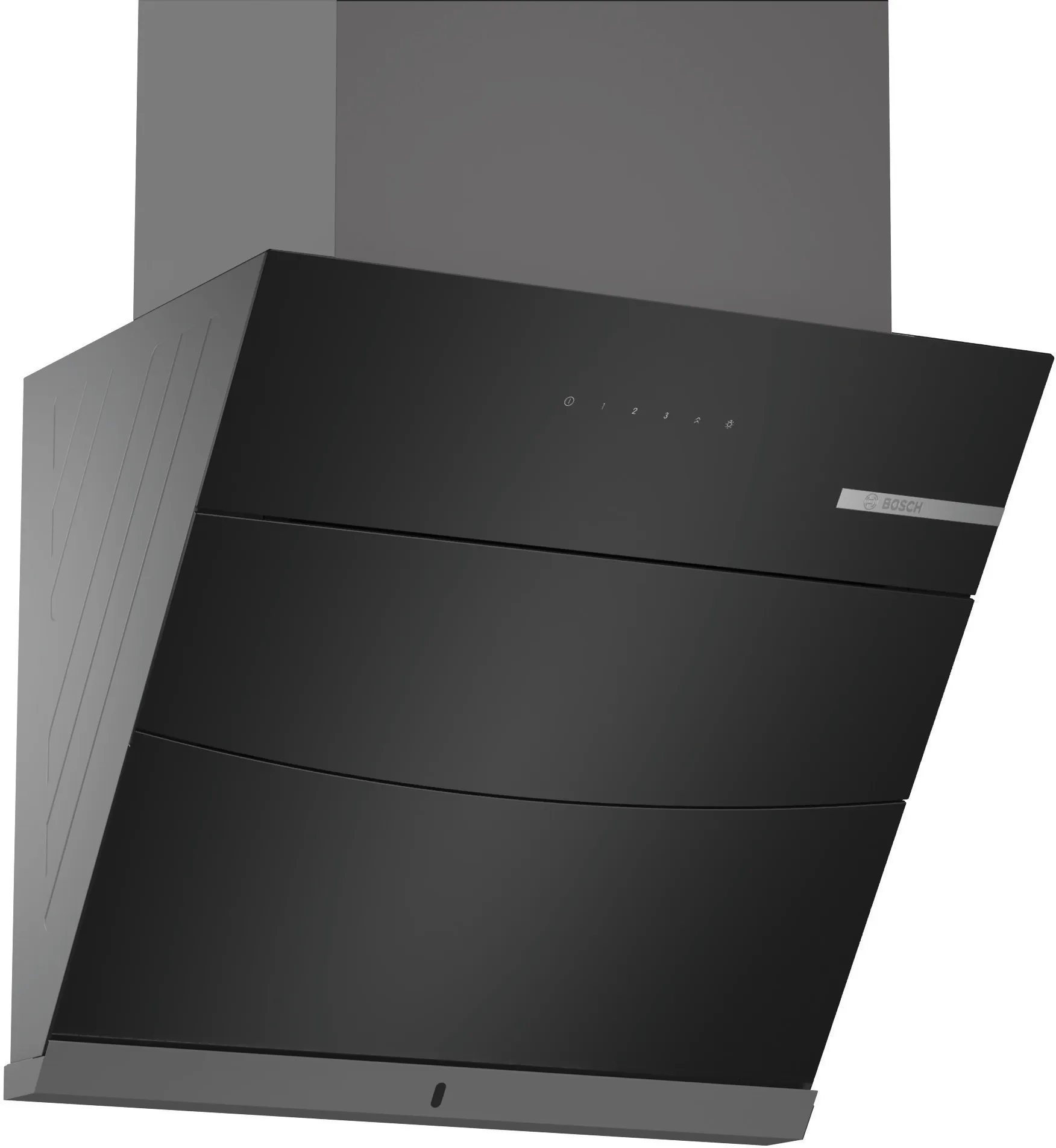 Series 4 wall-mounted cooker hood 60 cm Black