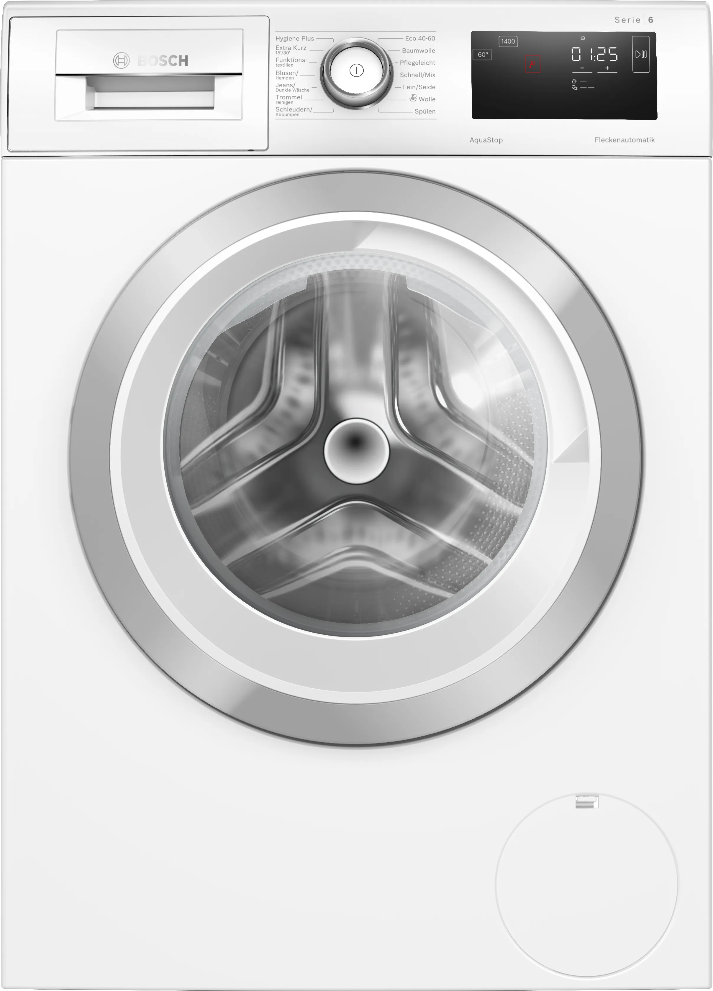Series 6 washing machine, frontloader fullsize 9 kg 1400 rpm 