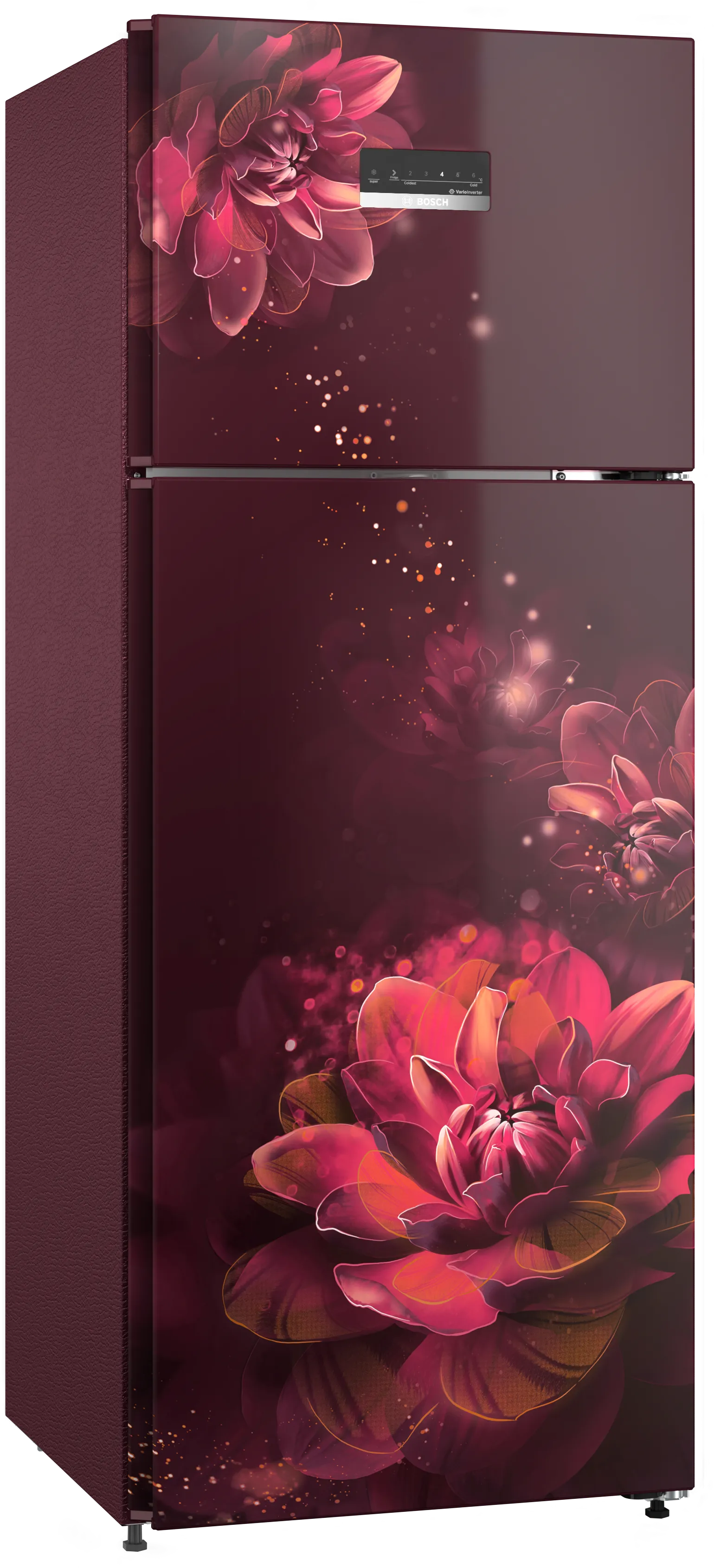 Series 6 free-standing fridge-freezer with freezer at top 156 x 60.5 cm